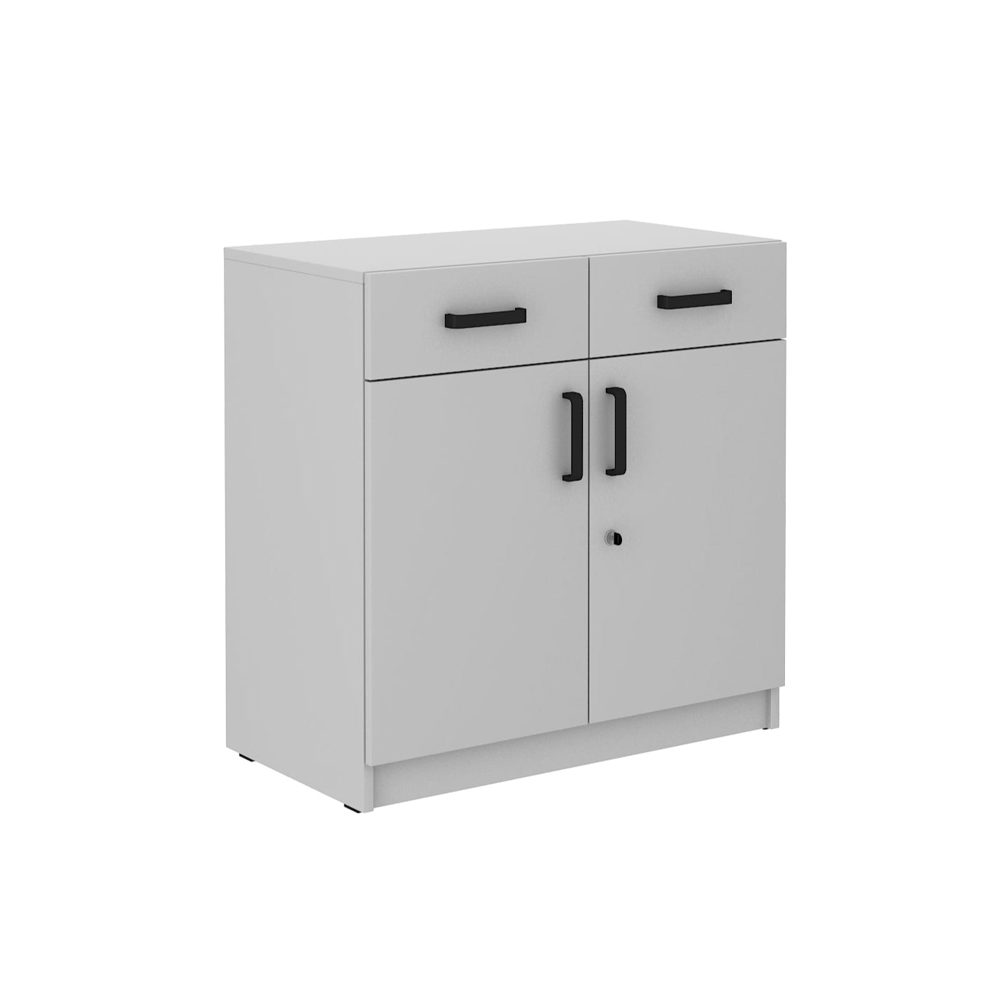 LE Malta 105 2F 2S Lower Cabinet in Light Grey