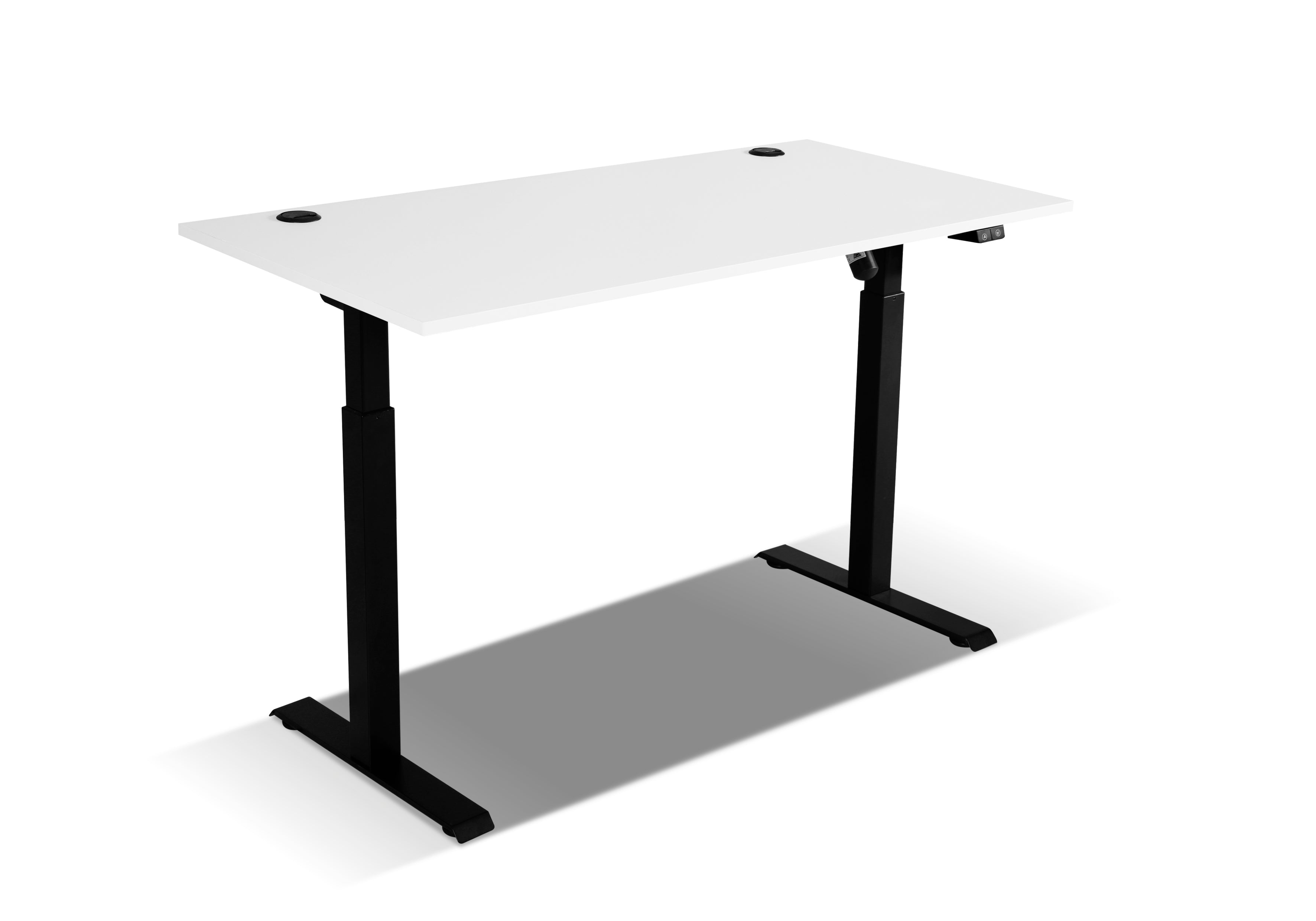 LE Malta 151 Electric Height Adjustable Desk in Light Grey