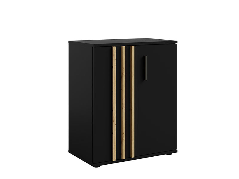 MO Toll 2D Sideboard – Black / Artisan Oak