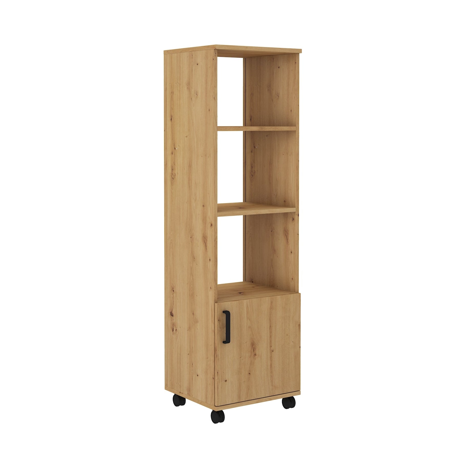 LE Malta 220 1F High Mobile Pedestal in Artisan Oak