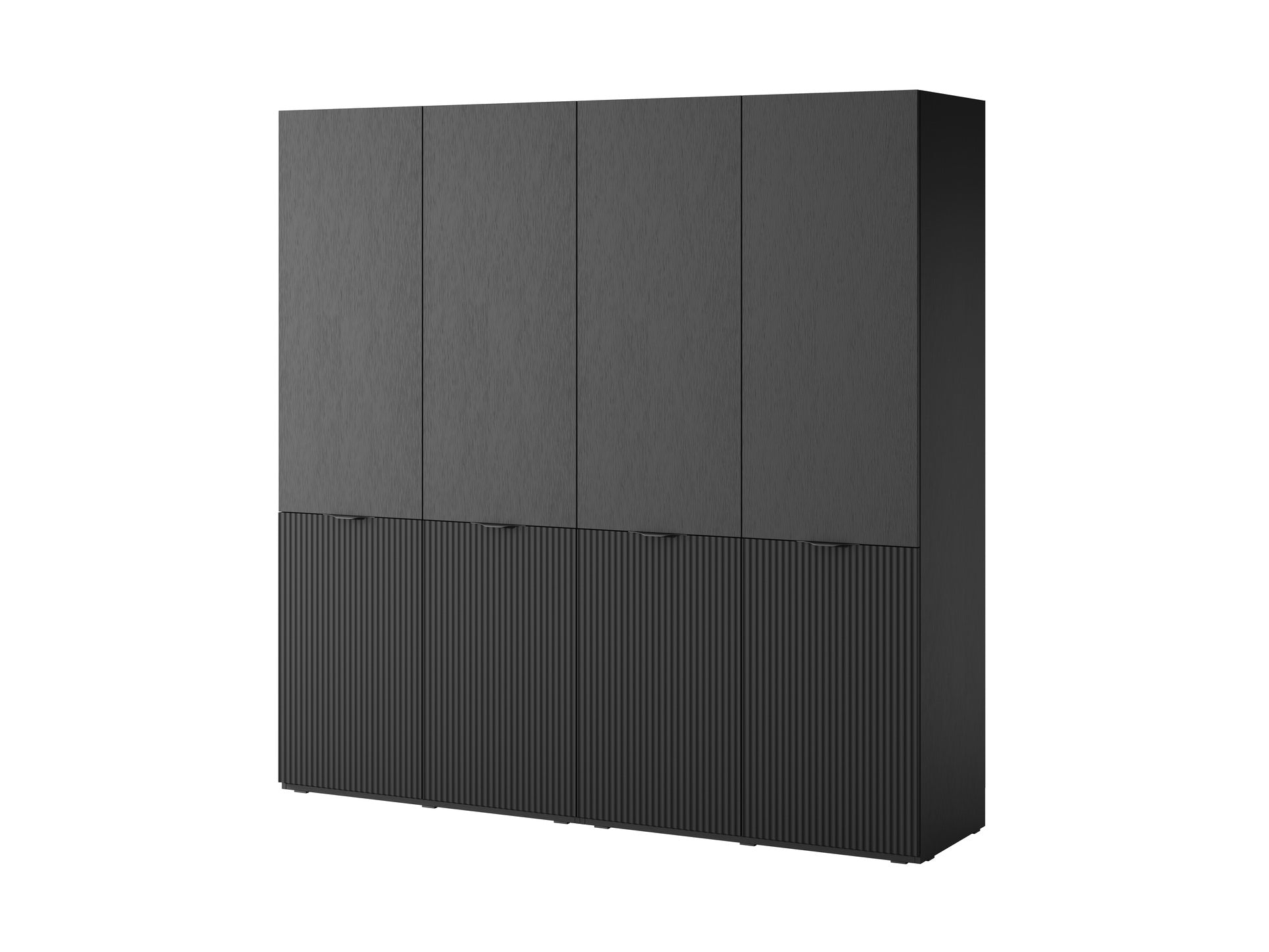 PI Sandbox Modular 2-Door Wardrobe – Nova Black