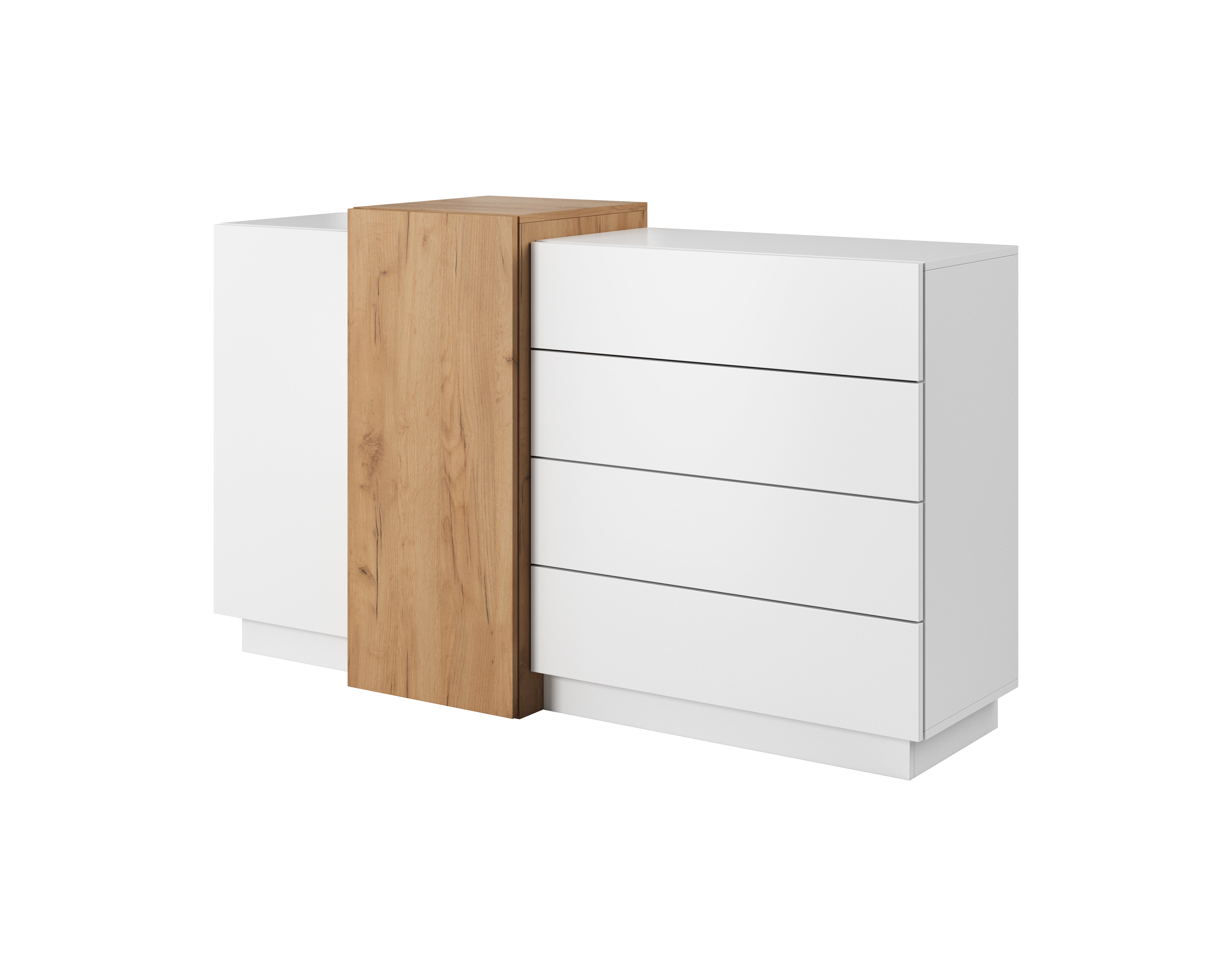 Lask 3D – Sideboard 2 Doors, 4 Drawers