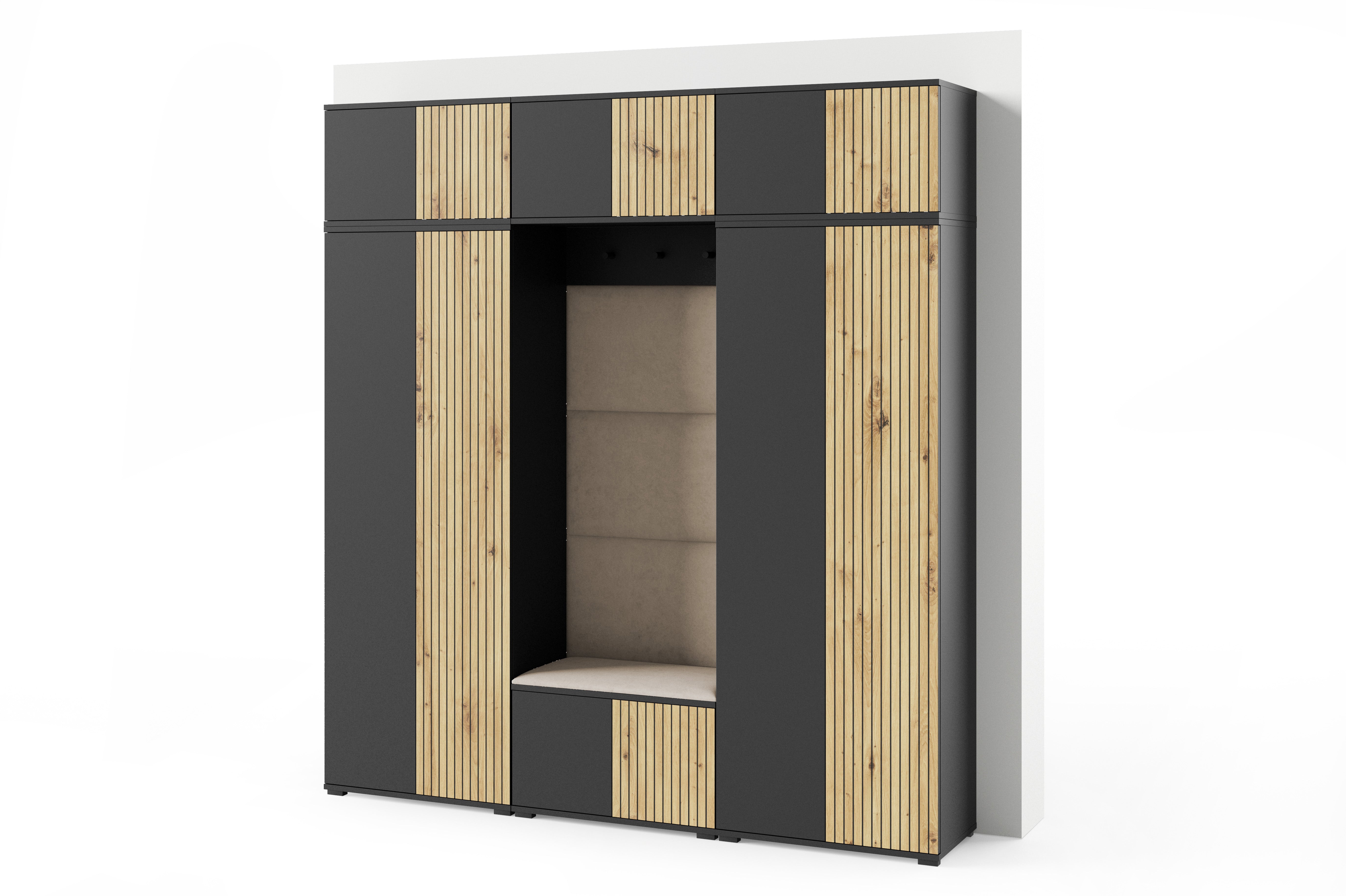 PK Ross 4 Hallway Set – Upholstered Panels in Various Colours