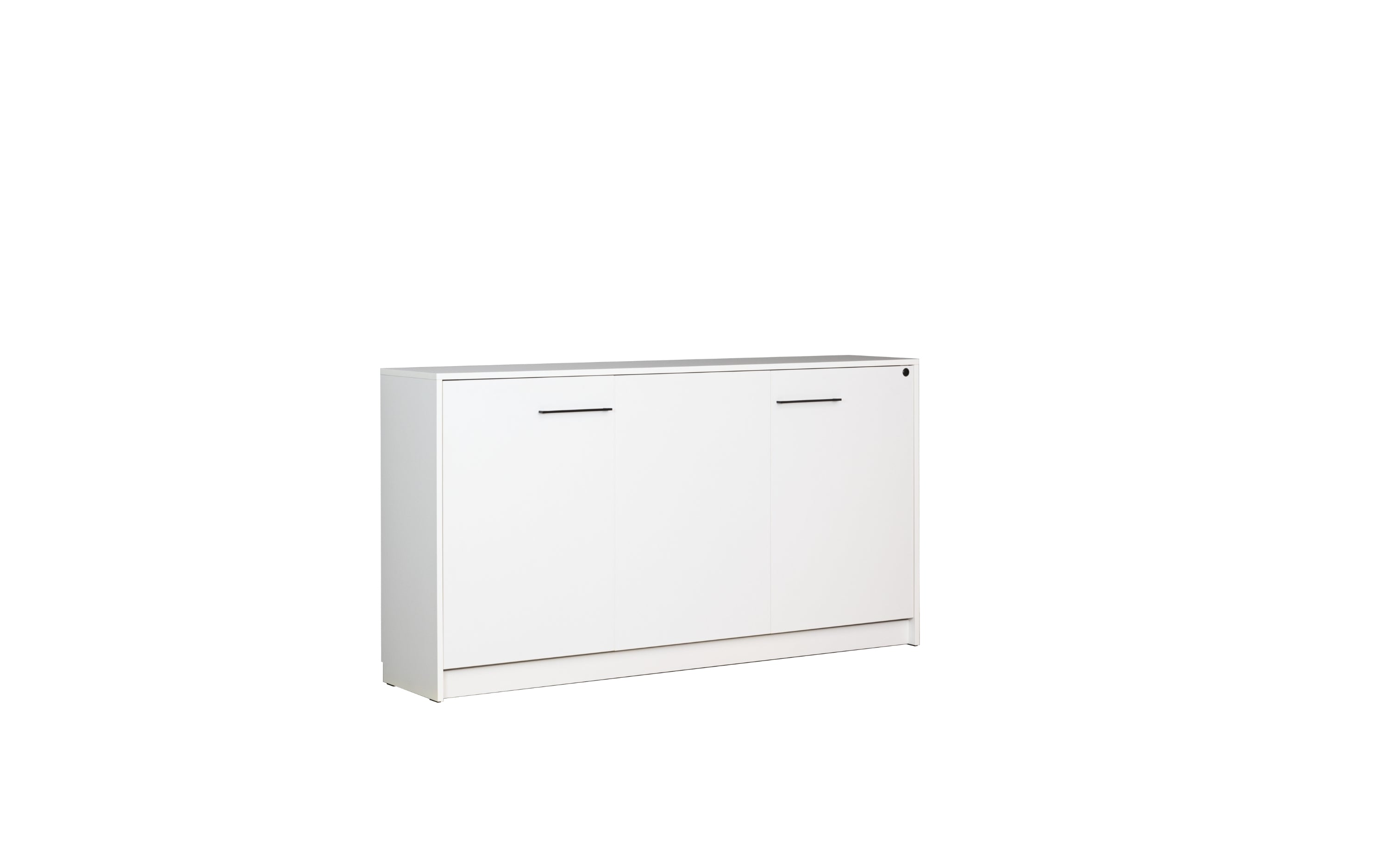Anpassbares SLEEP BOX Murphy-Bett, horizontales Möbelset, Weiß Matt, 90 x 200 cm