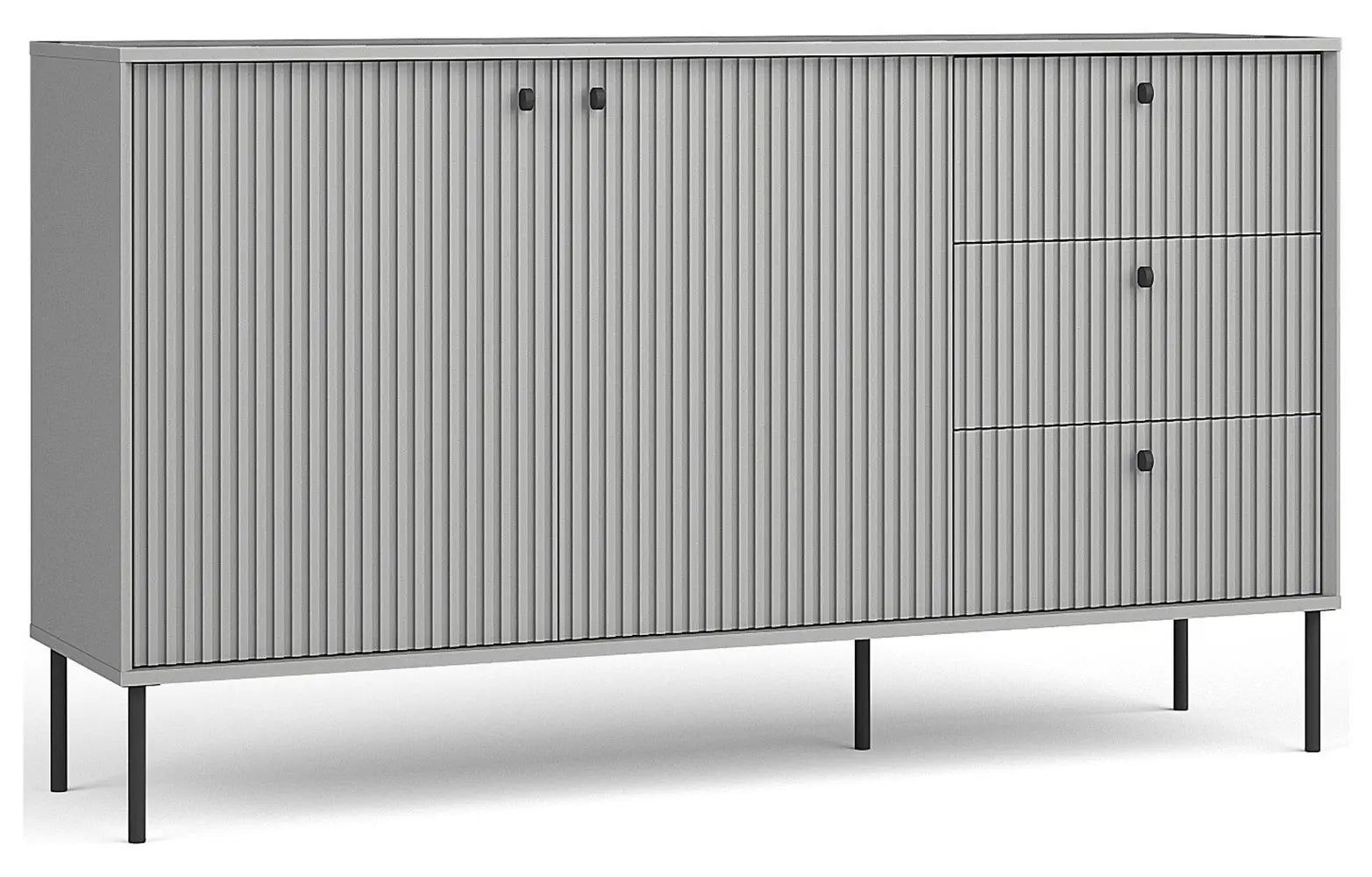MO Iris Sideboard 2-Door 3-Drawer – Grey