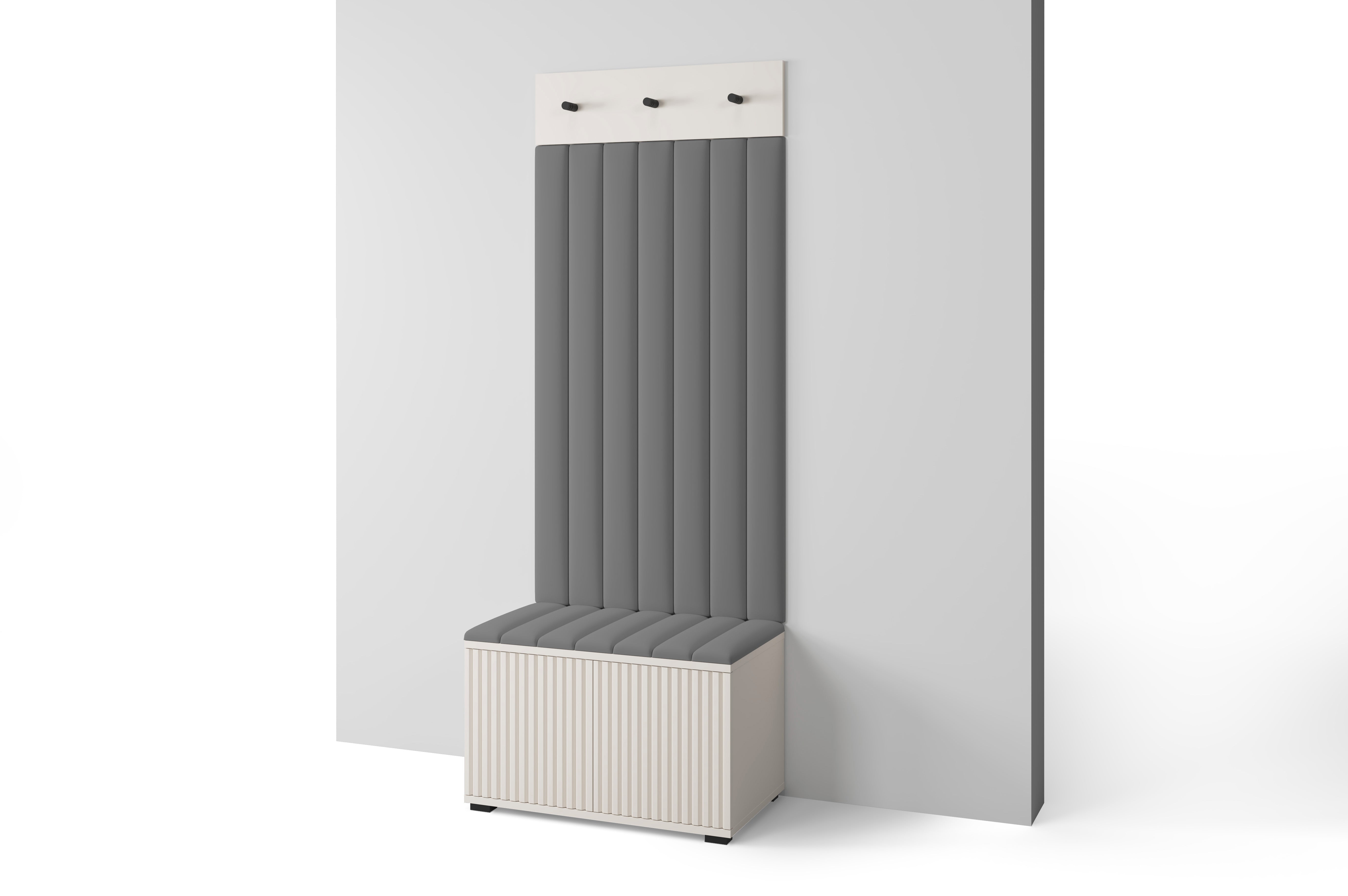 PK Rayo 6 Hallway Wardrobe - Upholstered Panels in Various Colours