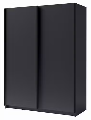MO Gozo II 10 Sliding Wardrobe 150 cm – Black