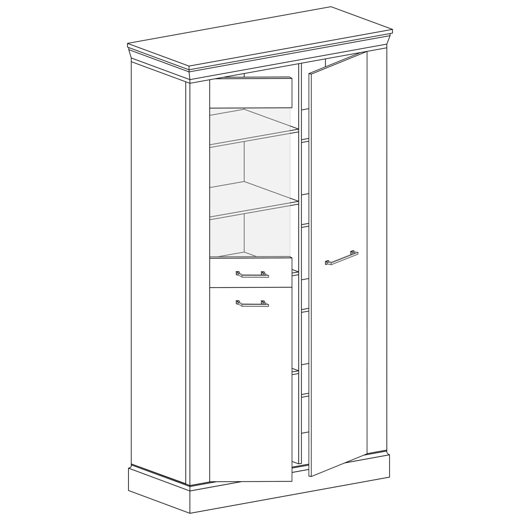 S-Antica Vitrine Kraft Gold A-10
