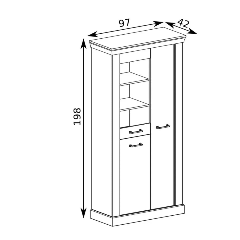 S-Antica Vitrine Kraft Gold A-10