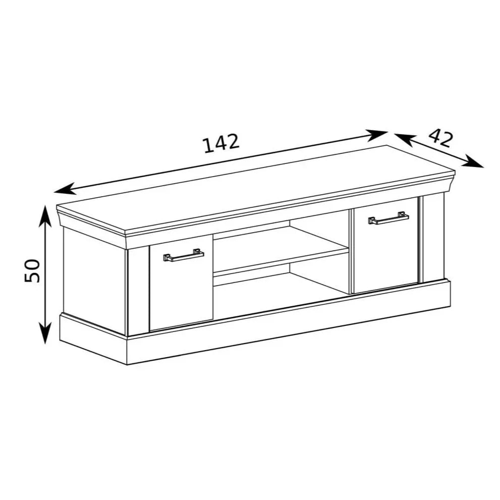 S-Antica TV Cabinet Light Ash A-4