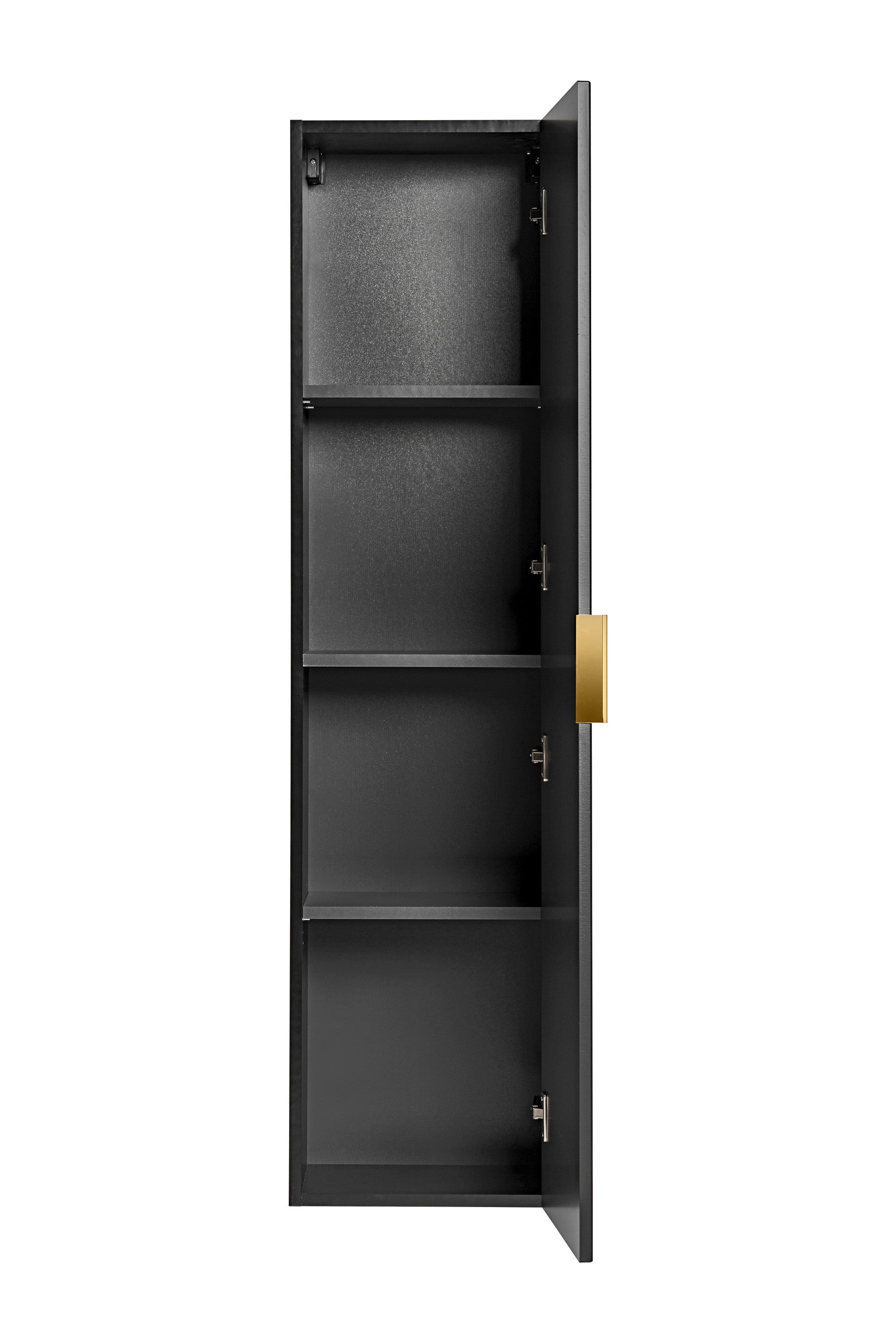Adel Schwarzes Badezimmer mit Hochschrank Sky 60 cm SET-ADB B
