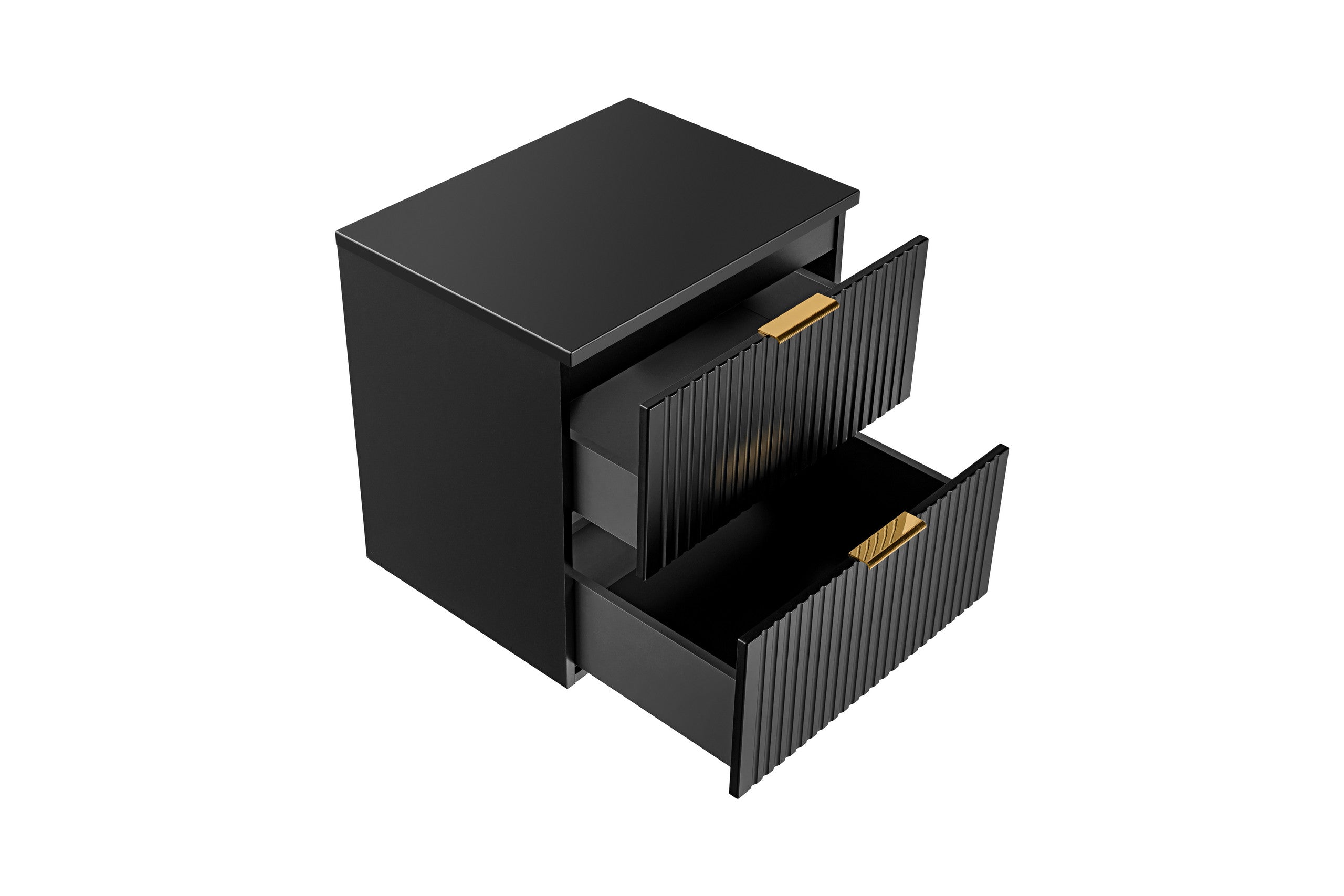 Adel Schwarzes Badezimmer mit Hochschrank Smile 60 cm SET-ADB B
