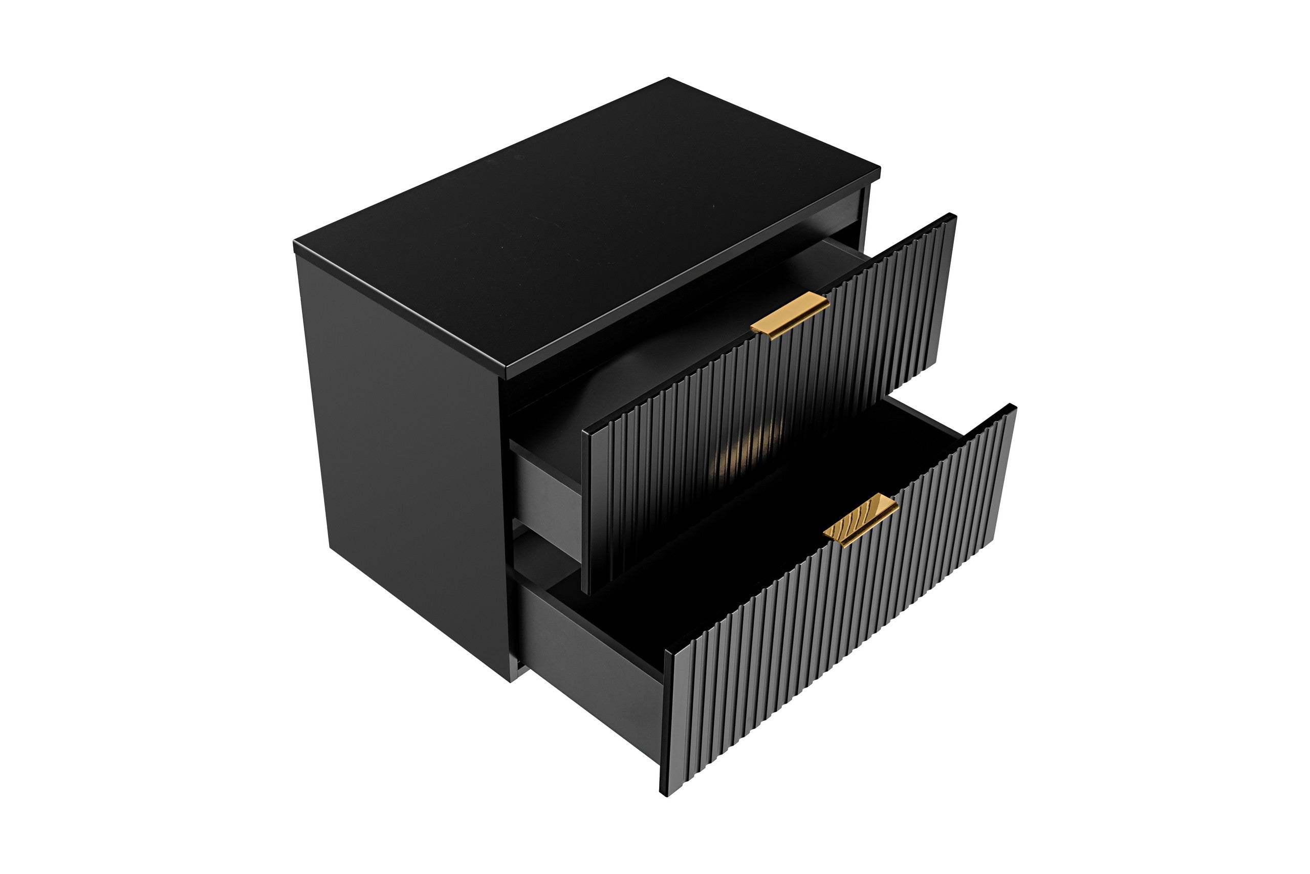Adel Schwarzes Badezimmer mit Hochschrank Smile 80 cm SET-ADB B