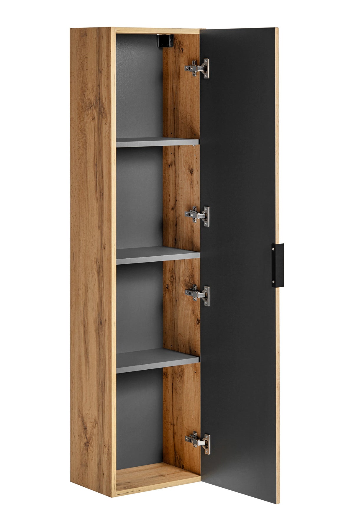 Adel Tall Cabinet 1 Door – Wotan Oak, 35x25x140 cm