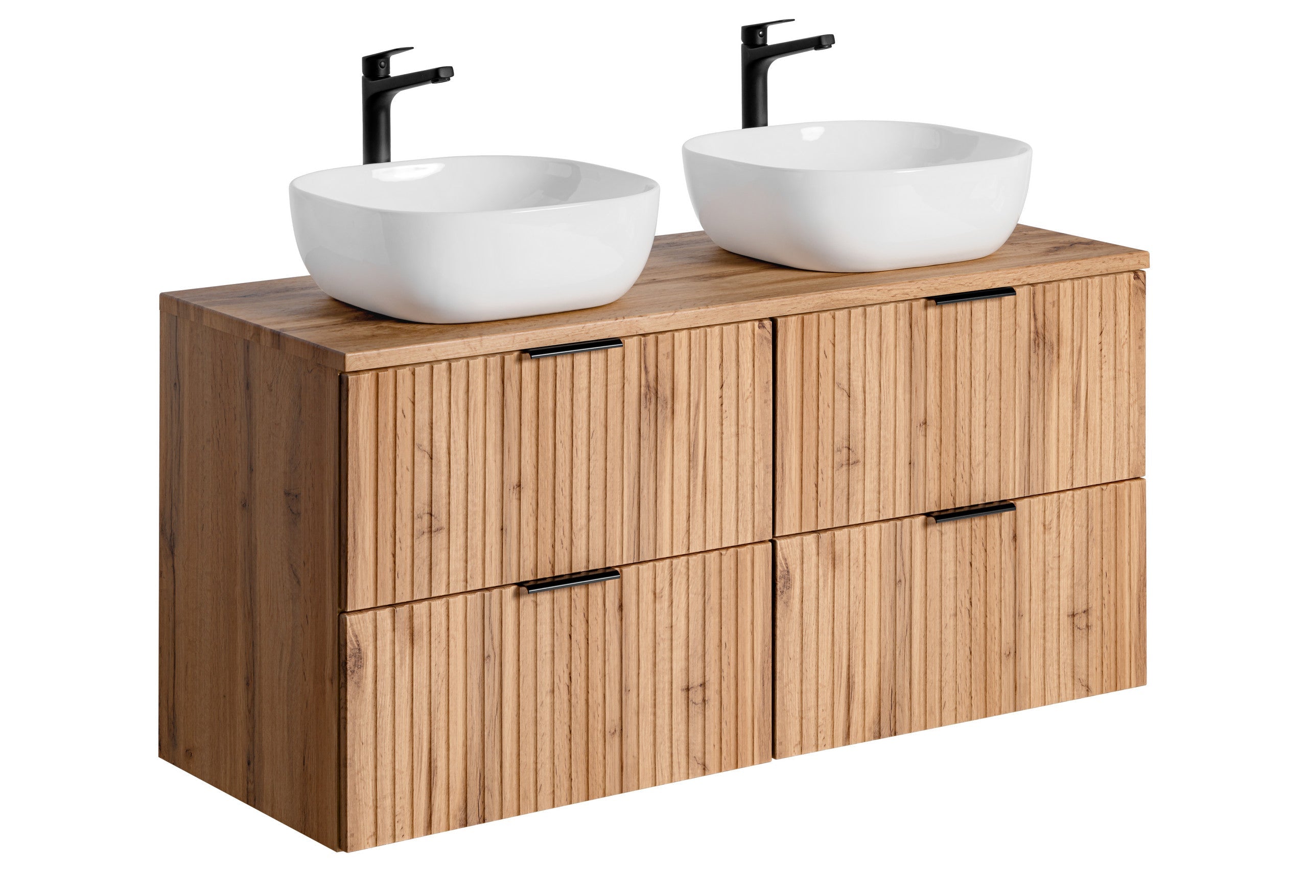 Adel Oak Bathroom Cabinet Smile 120 cm SET-ADO B