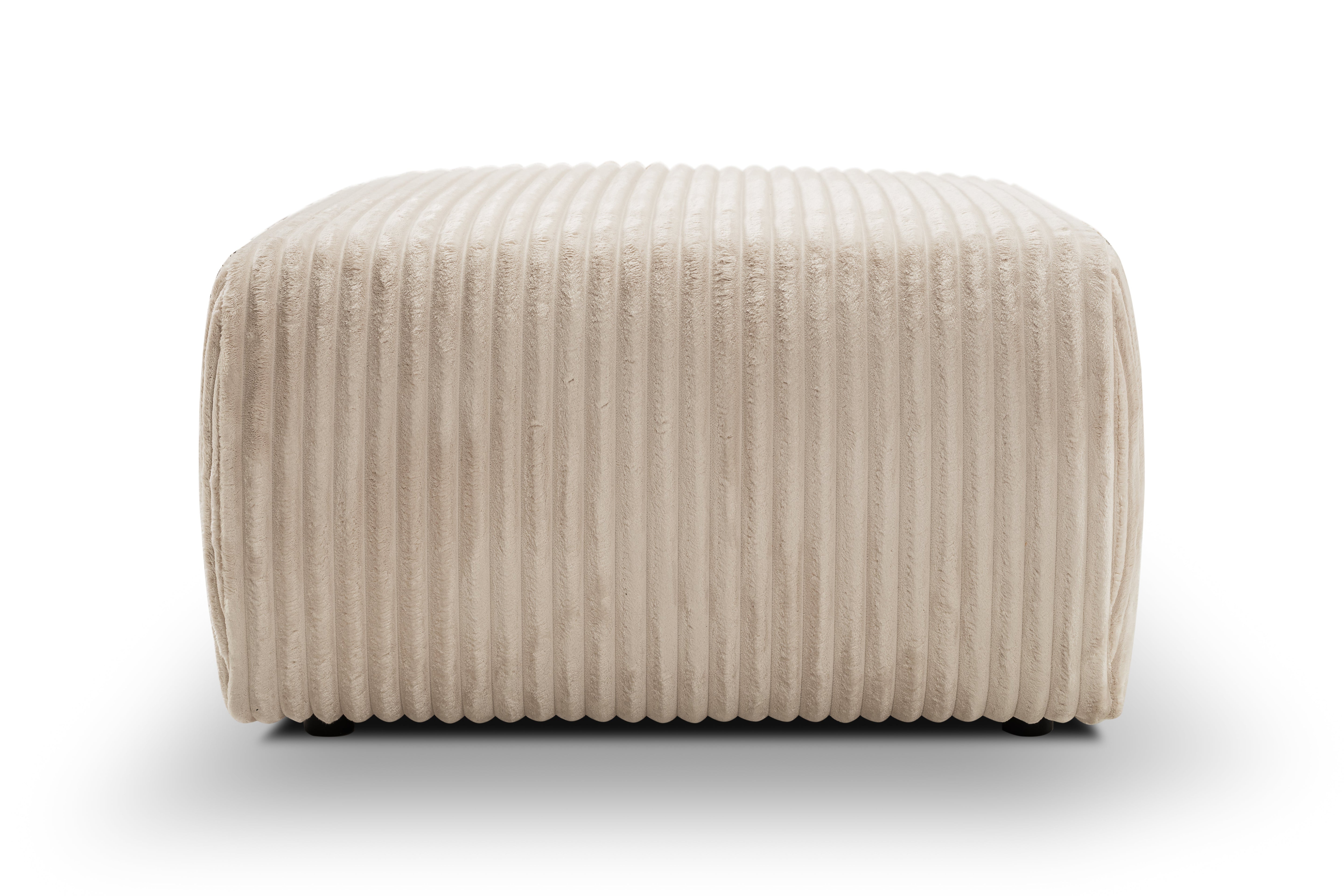 Lask ALLORA Upholstered Pouf – 75 x 82 cm