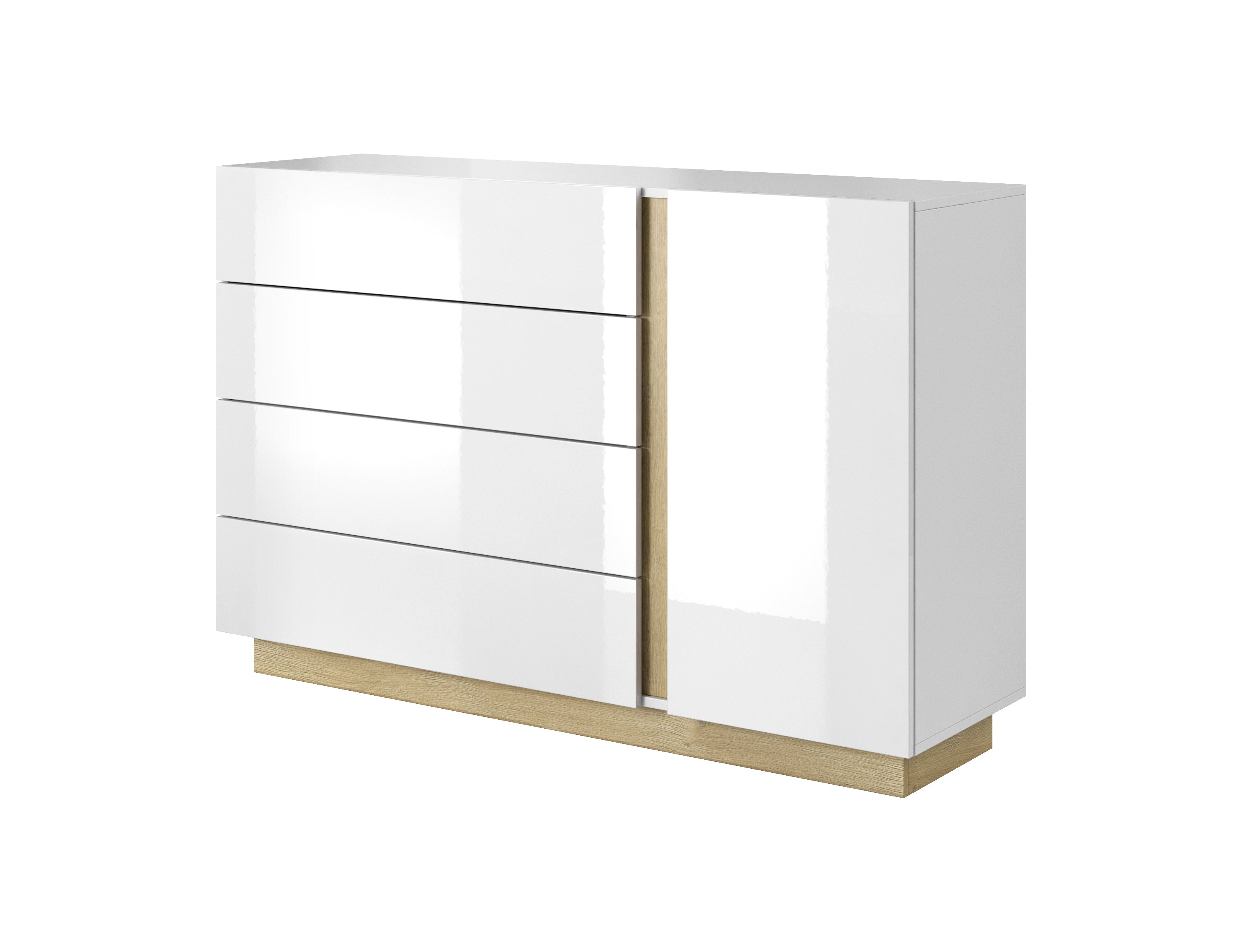 Lask Arco White – Chest of Drawers 138