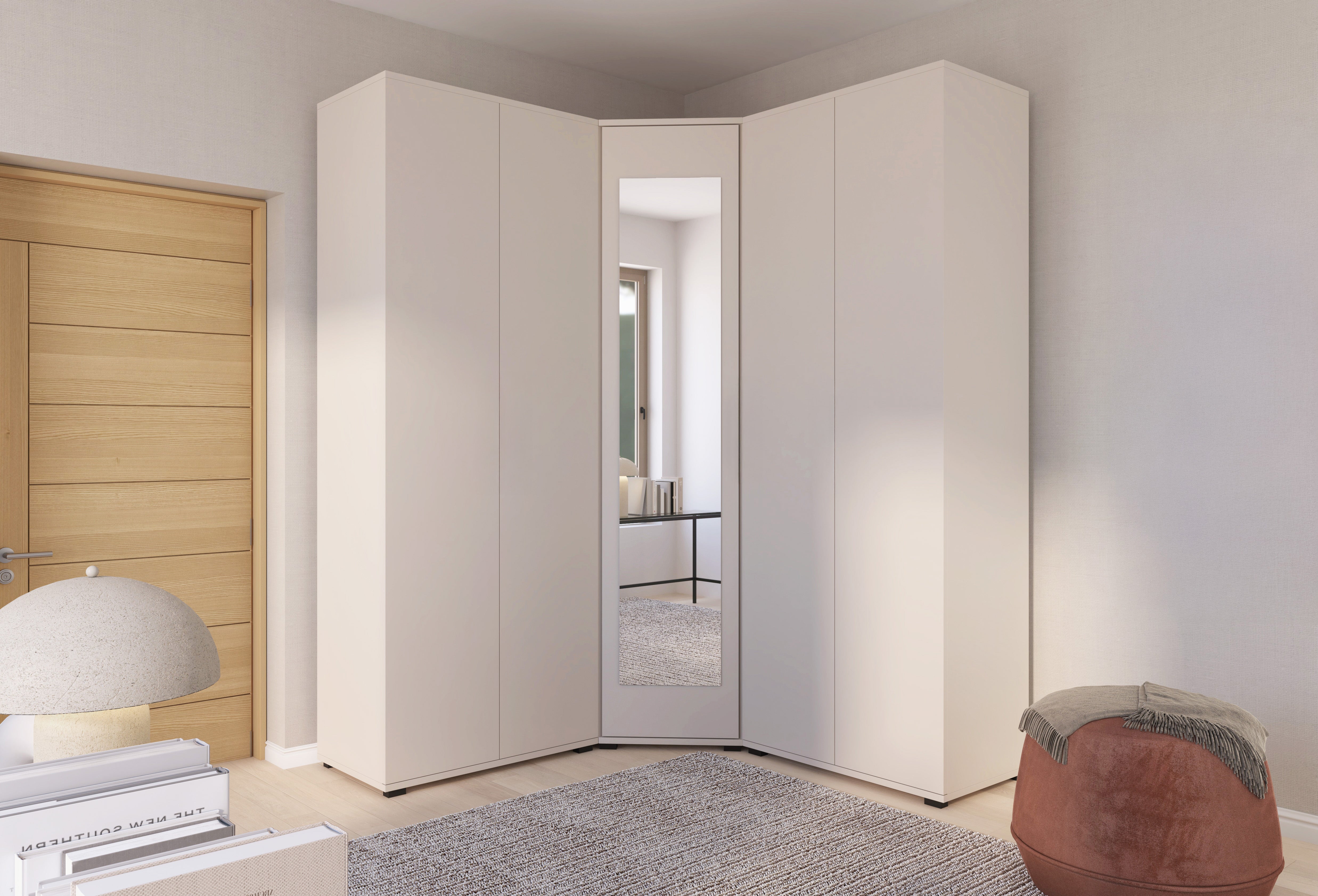 PK Bianco 9 Hallway Wardrobe Set