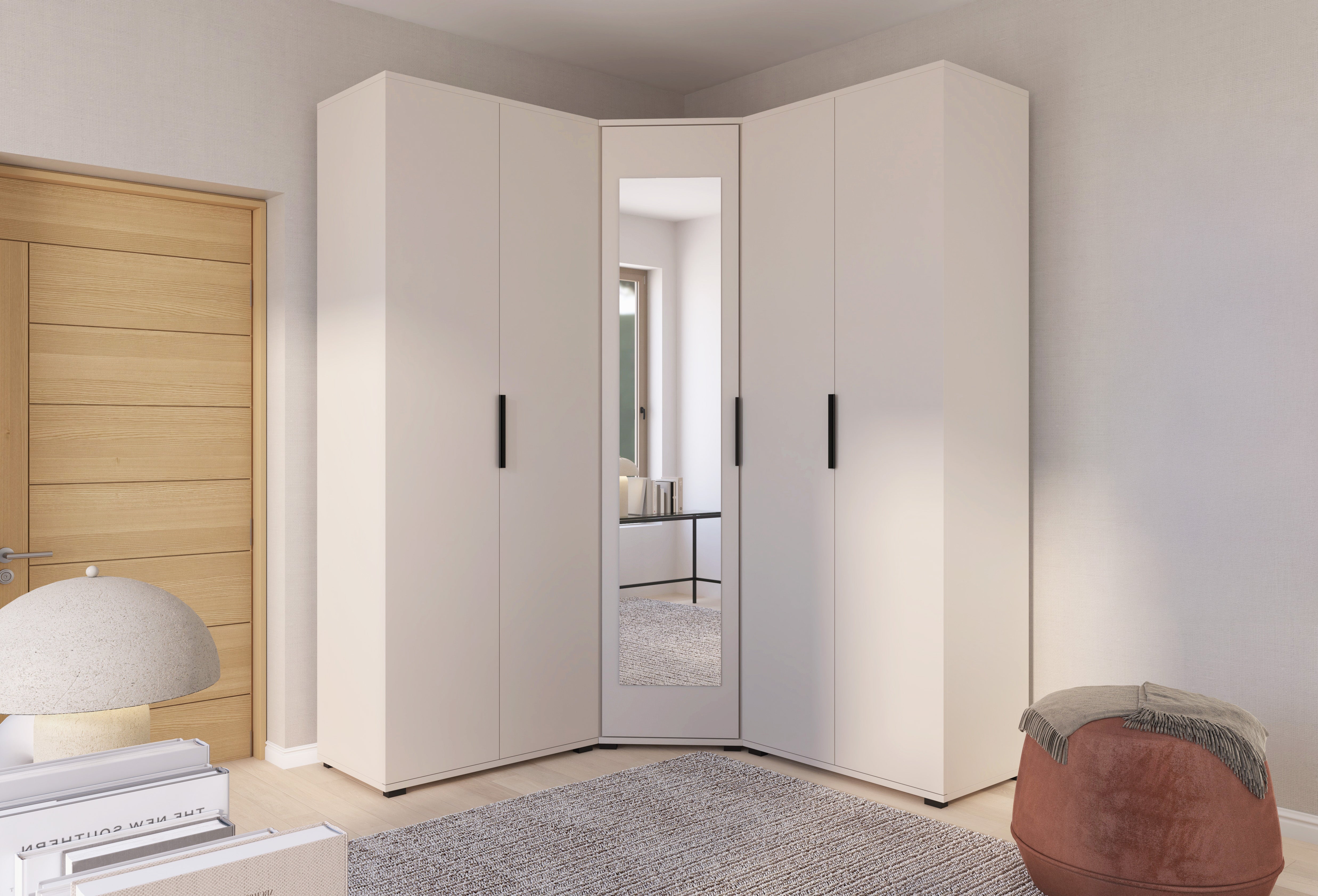 PK Bianco 9 Hallway Wardrobe Set