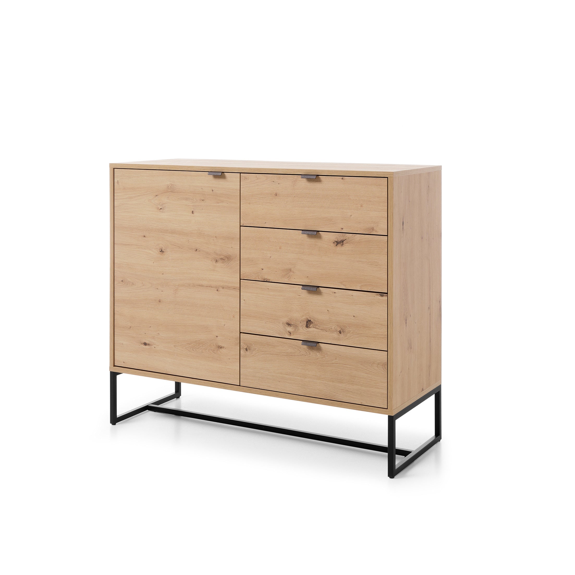 Amber Dresser 103 - Kommode mit einer Tür und drei Schubladen