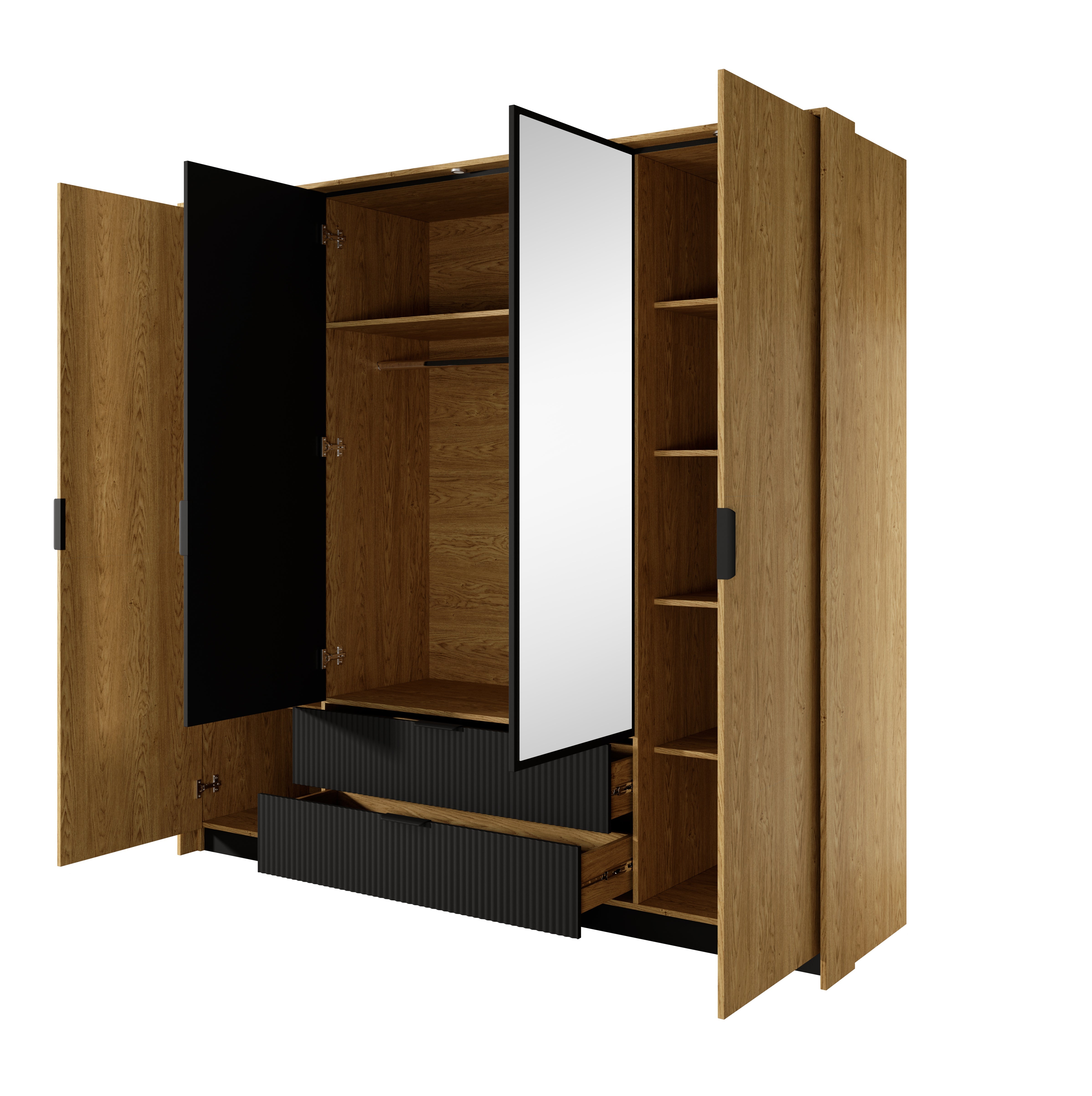 Lask Baltic – 4-Door Wardrobe