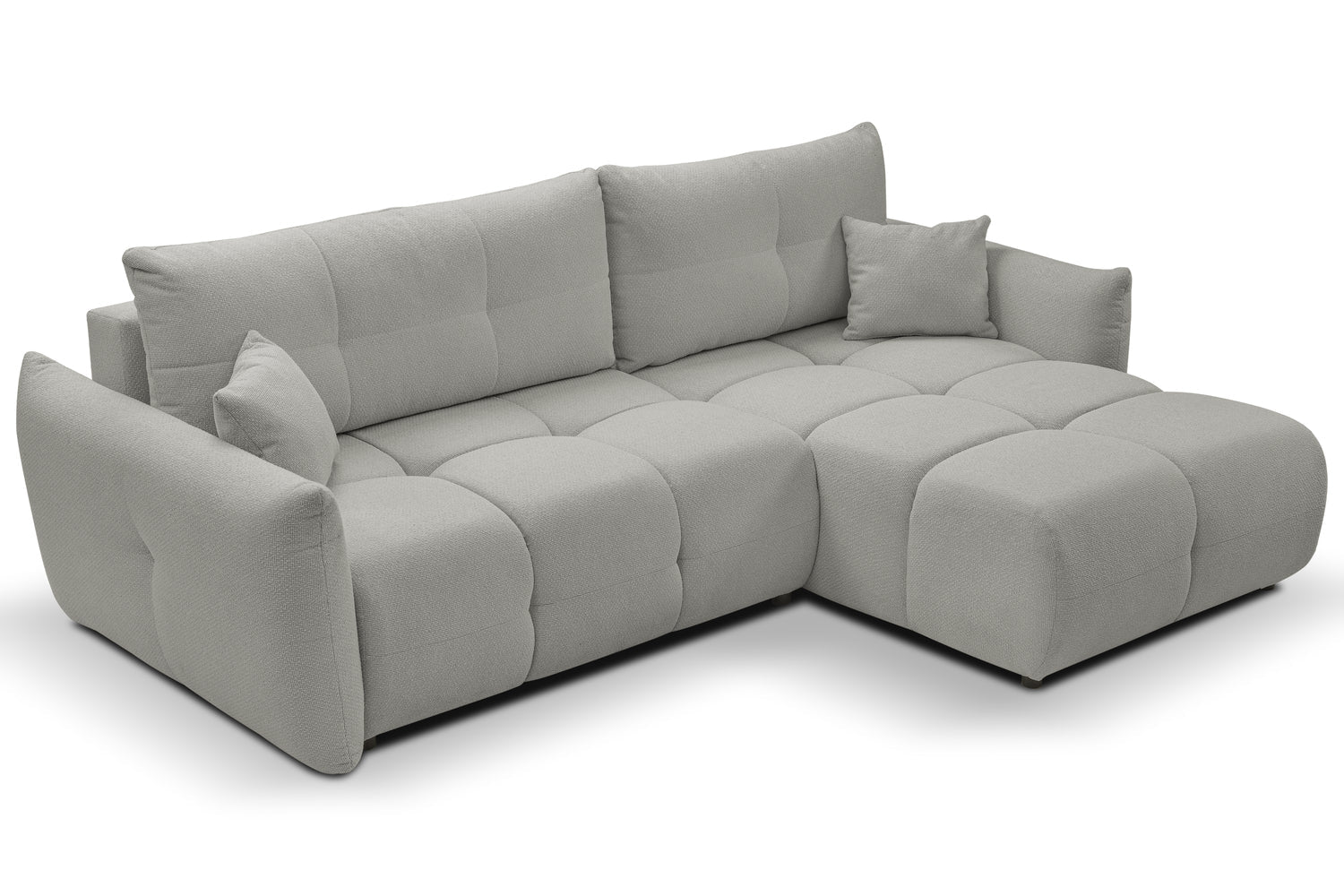 Lask BASE Corner Sofa with Sleeping Function – 257 x 177 cm – Left or Right Configuration
