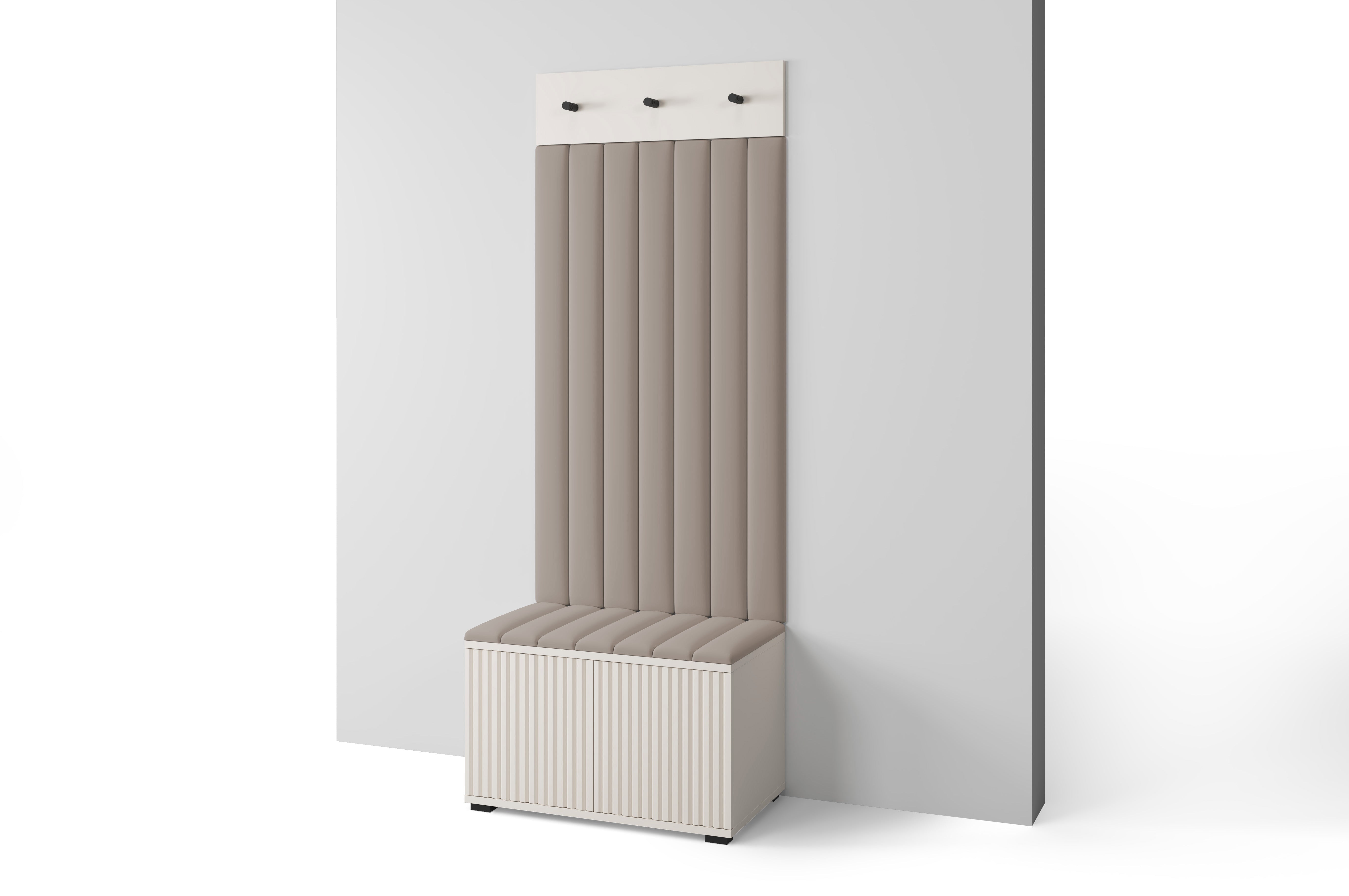 PK Rayo 6 Hallway Wardrobe - Upholstered Panels in Various Colours