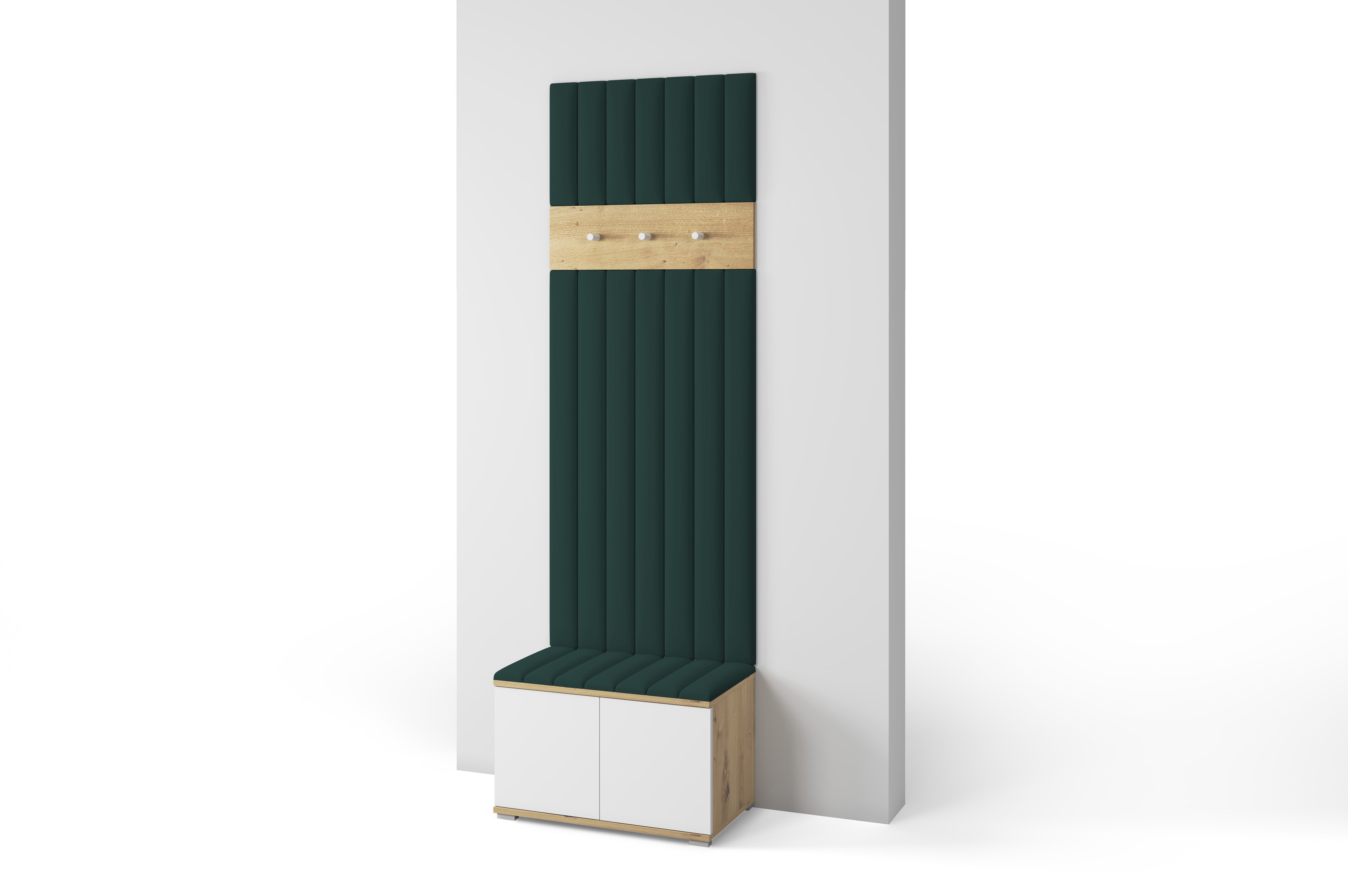 PK Sevilla 12 Hallway Wardrobe - Upholstered Panels in Various Colours