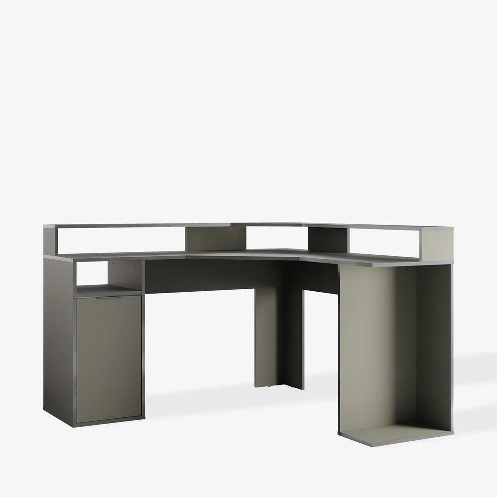 MO Carbon Corner Desk - Gray