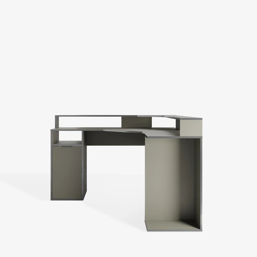 MO Carbon Corner Desk - Gray