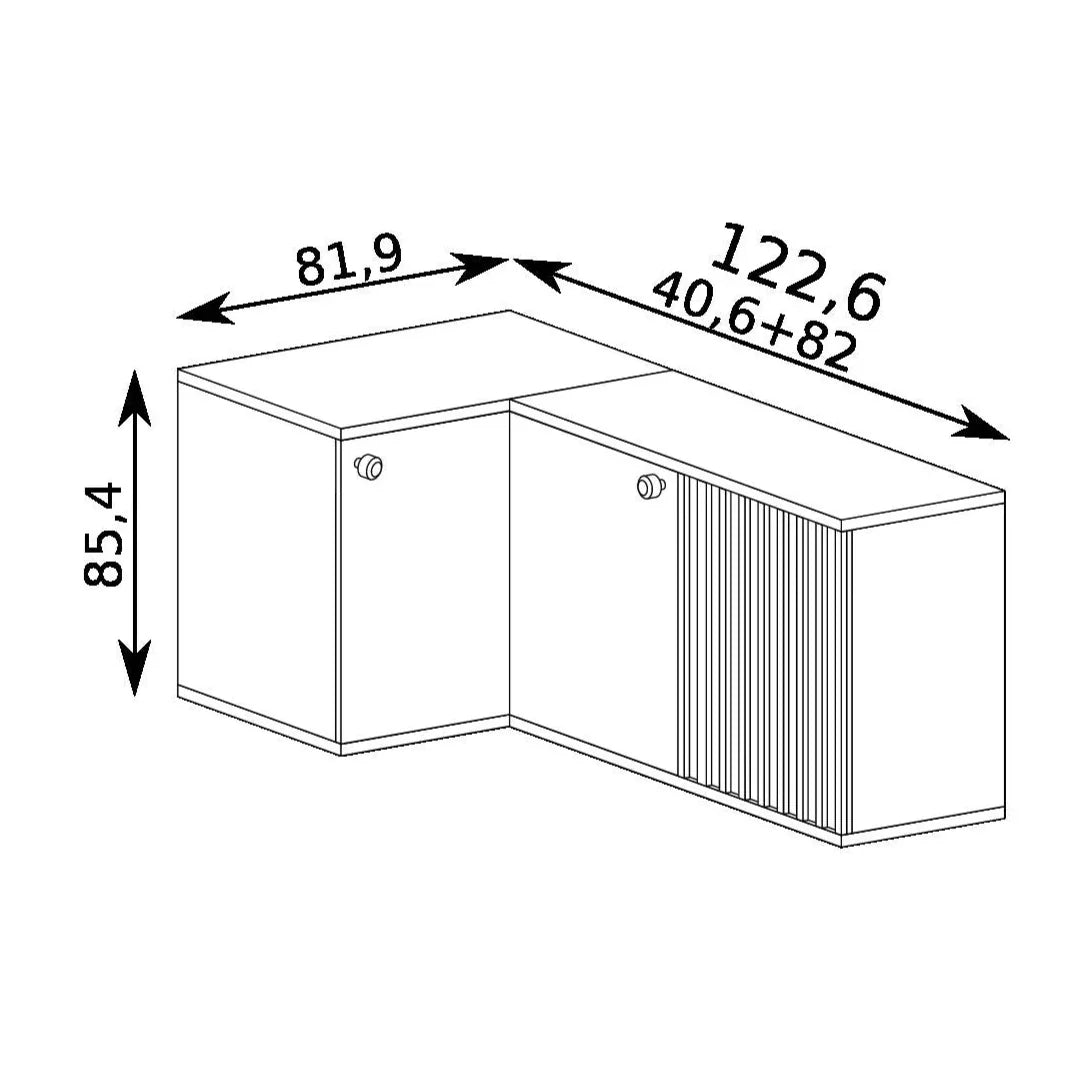 S-Cali Eckschrank C-12