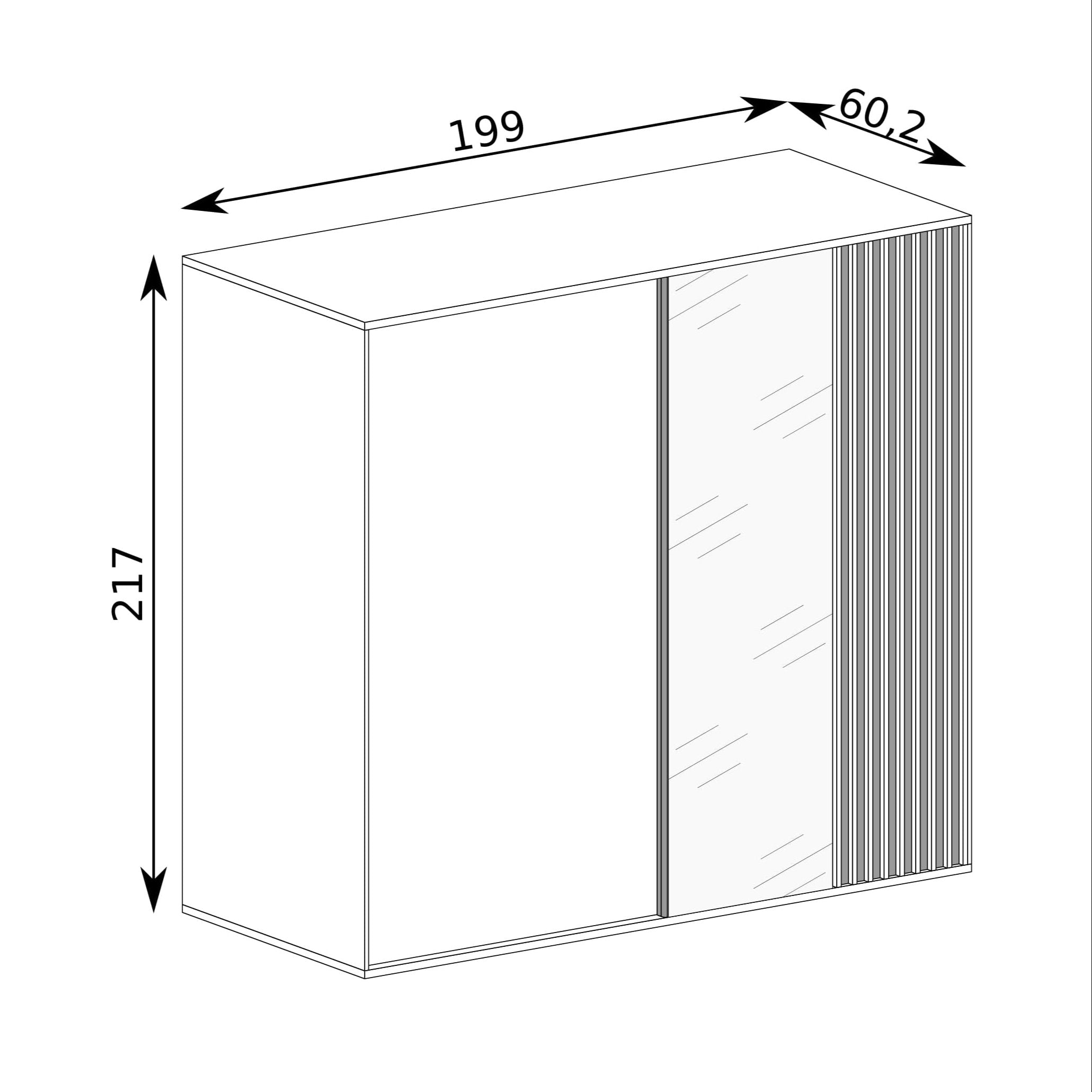 S-Cali Kleiderschrank C-15