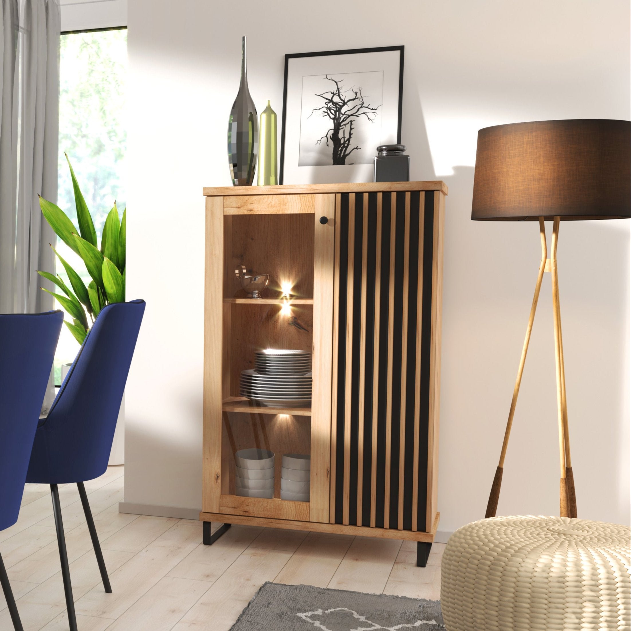 S-CALI Glasvitrine C-3