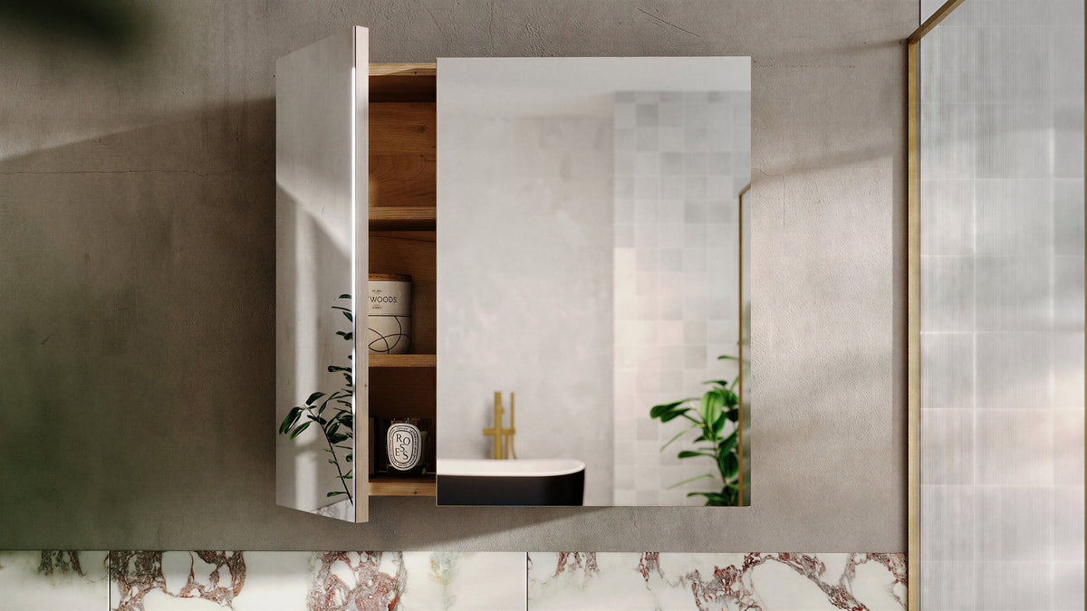 Mirror Cabinet – Oak Coast Evoke, 60 cm