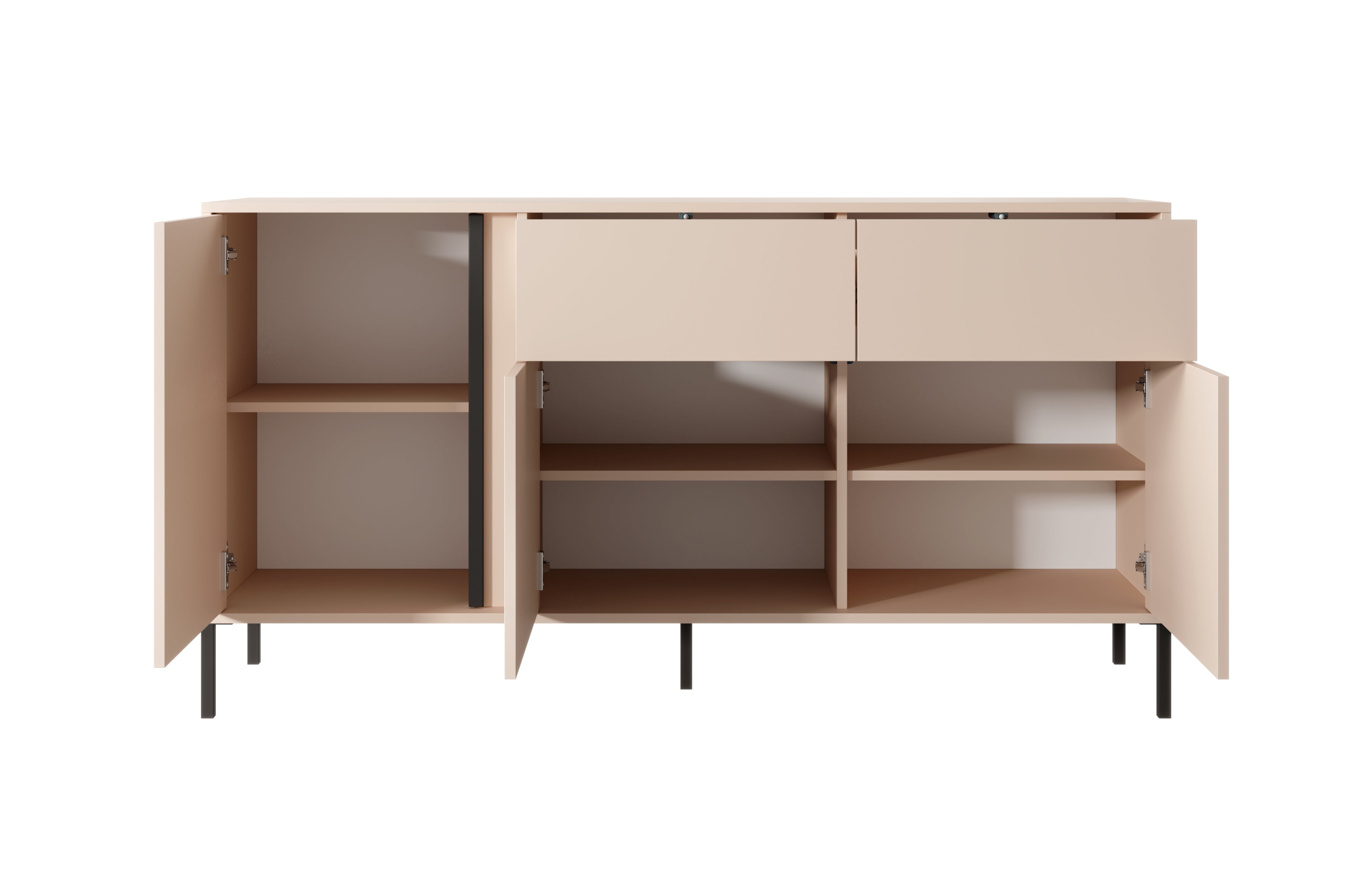 Lask Dast Sideboard with Drawers 153 × 81.4 × 39.5 cm