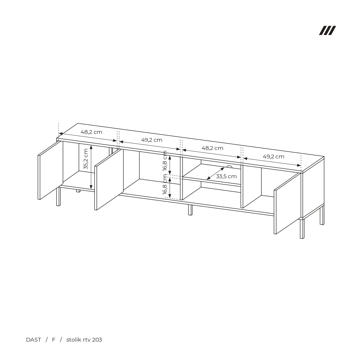 Lask Dast TV Stand 203