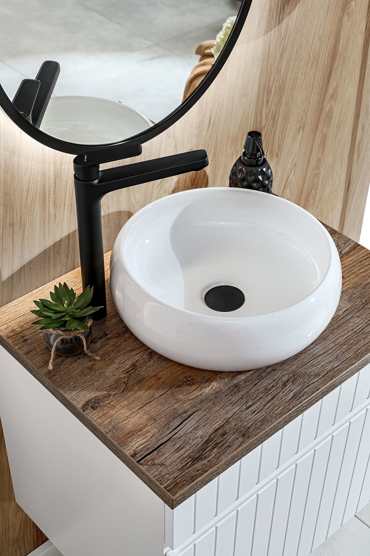 Iconic White Vanity Unit Set 60 / 80 / 100 / 120 / 140 / 180 cm – Configure Your Bathroom