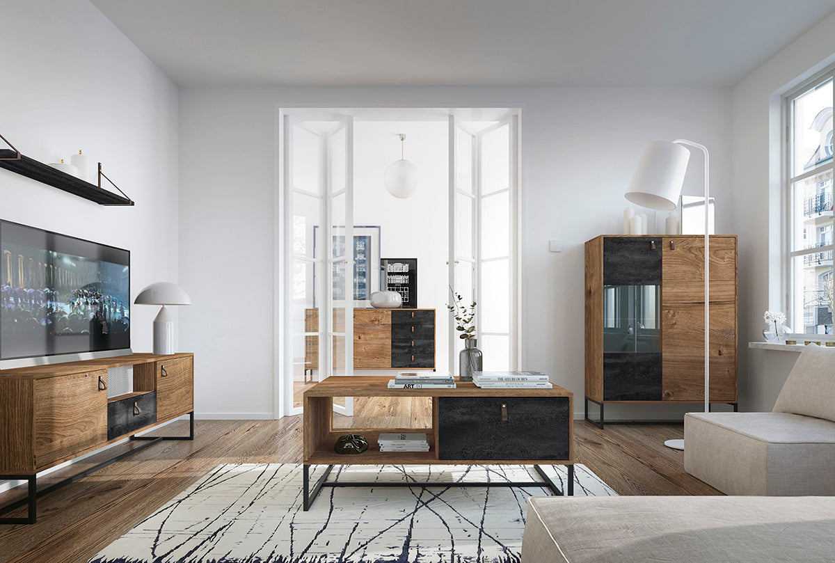 Diamond TV Stand - Modern Loft Style and Functionality Combined in One TV Cabinet