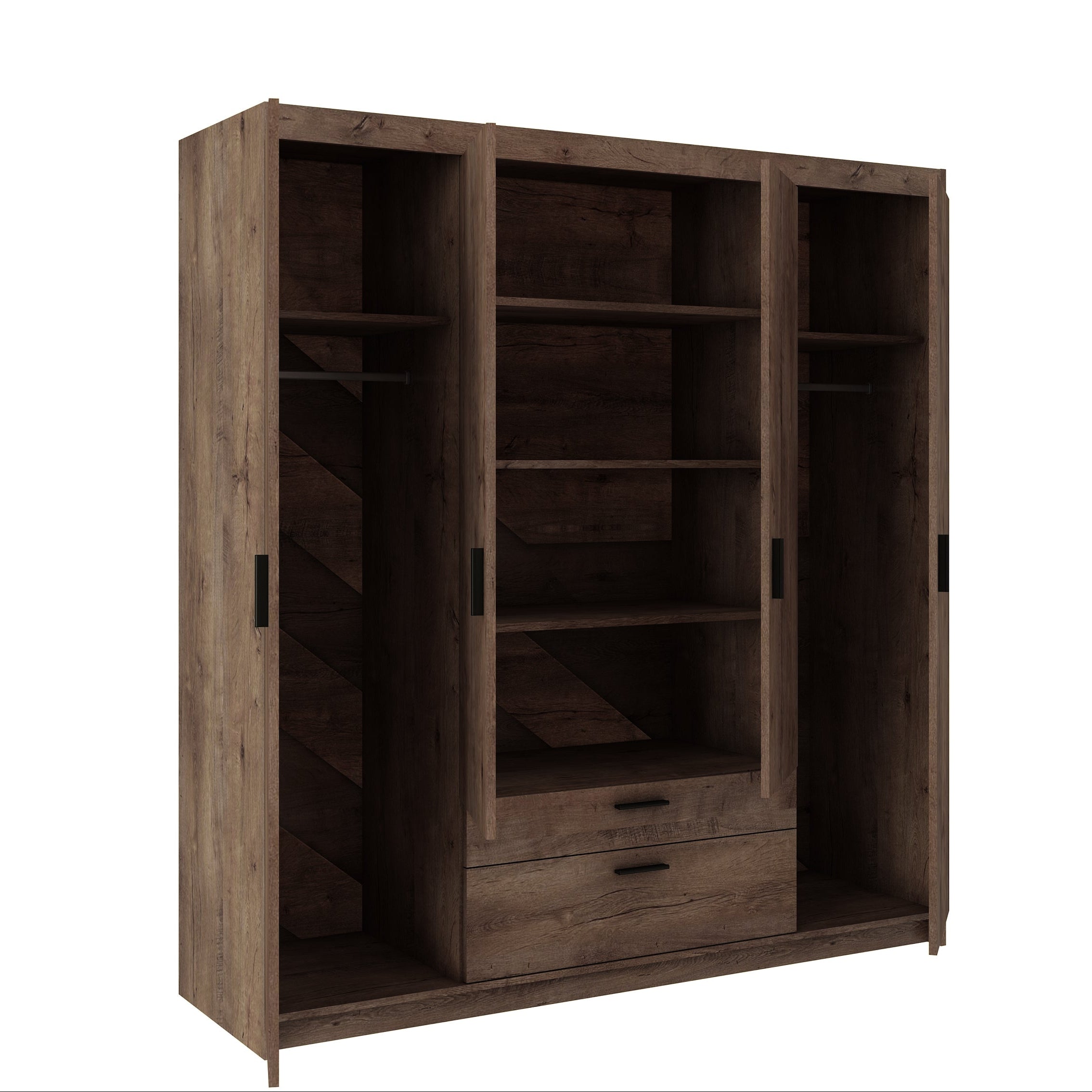 LE Elena 4D DL04 Kleiderschrank in Lefkas-Eiche