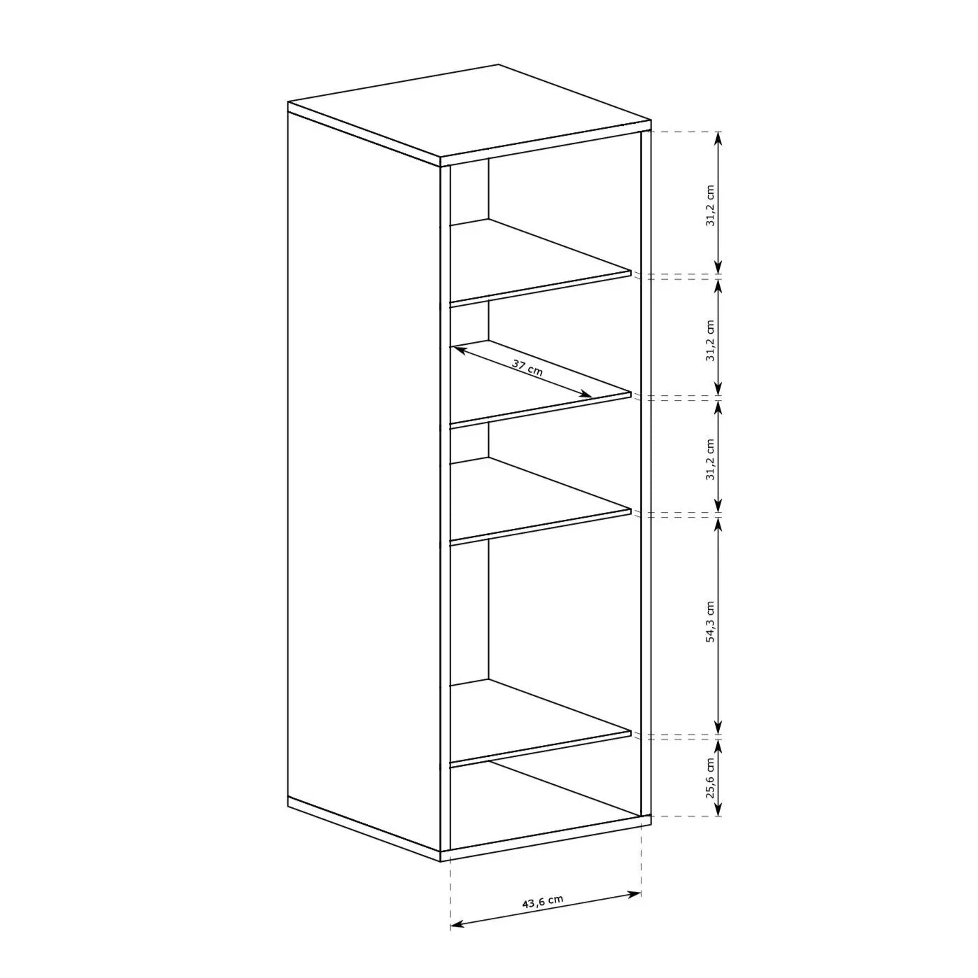 Modern J-Fonti Display Cabinet F-2
