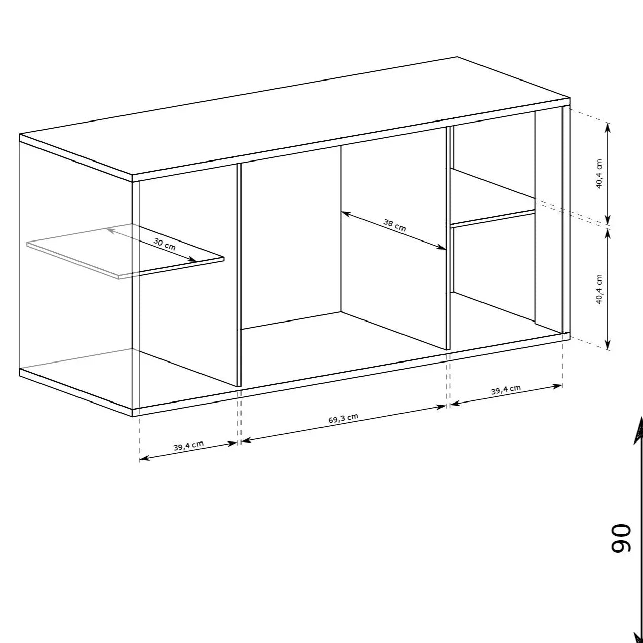 Modern Large Chest of Drawers J-Fonti F-3