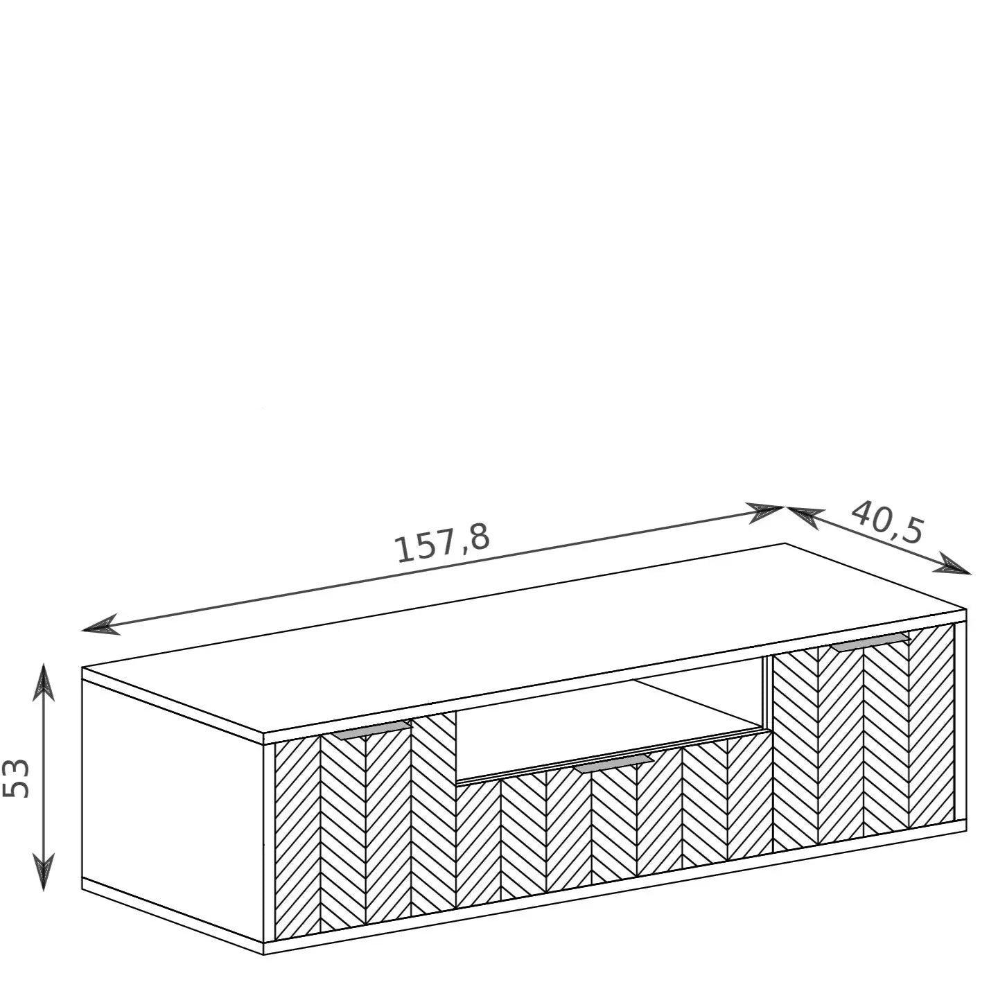 Moderner TV-Schrank J-Fonti F-6