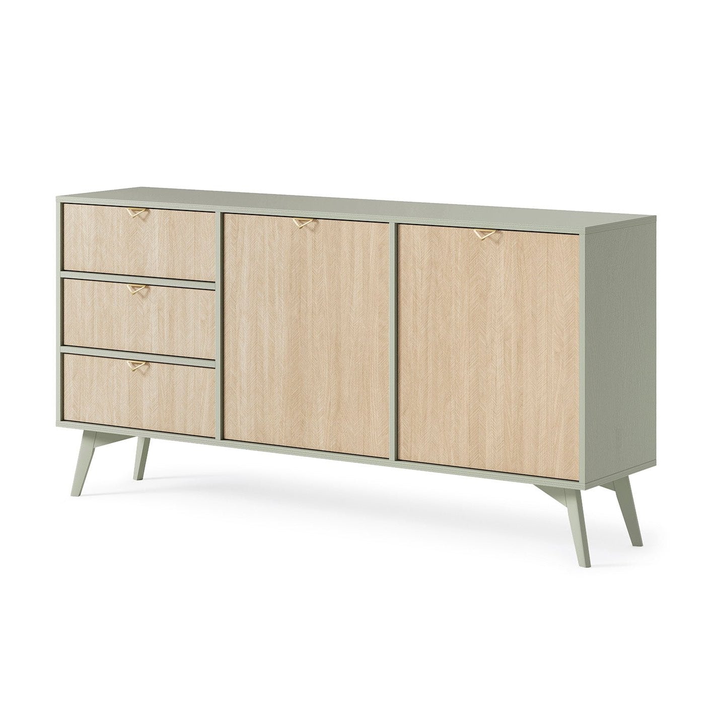 Forest Dresser - Chest of Drawers Eucalyptus Green