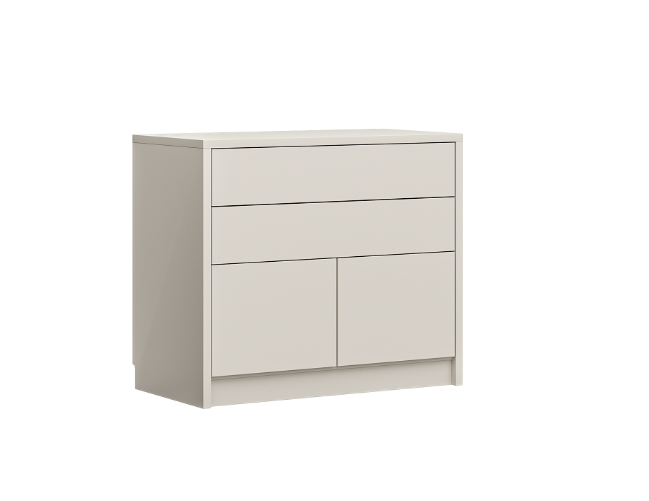 Genius Chest of Drawers with 2 Doors and 2 Drawers