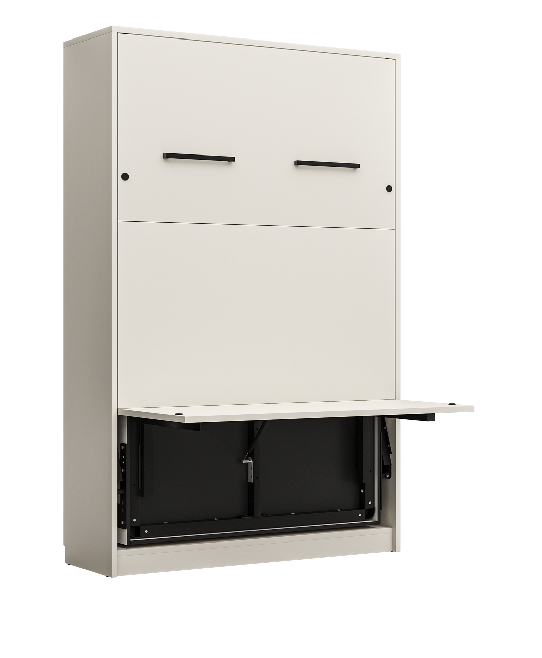 Genius Vertical Murphy Bed with Desk-120x200 cm