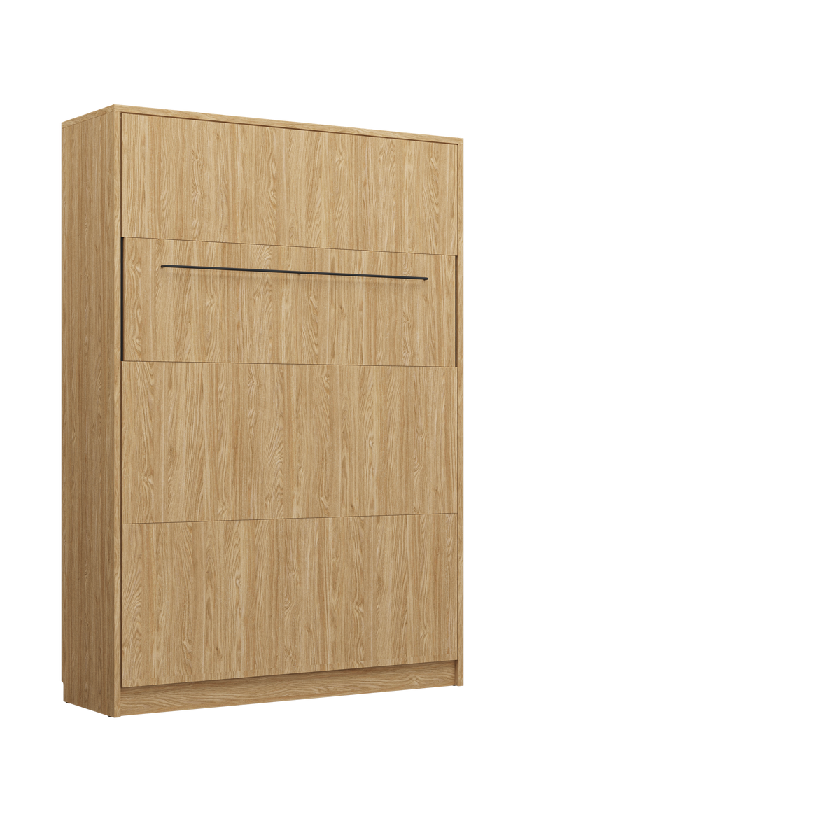 Customizable Genius COMFORT Murphy Bed Furniture Set 160 × 200 cm – Oiled Oak