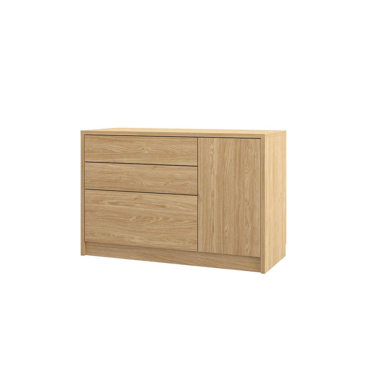 Customizable Genius COMFORT Murphy Bed Furniture Set 160 × 200 cm – Oiled Oak