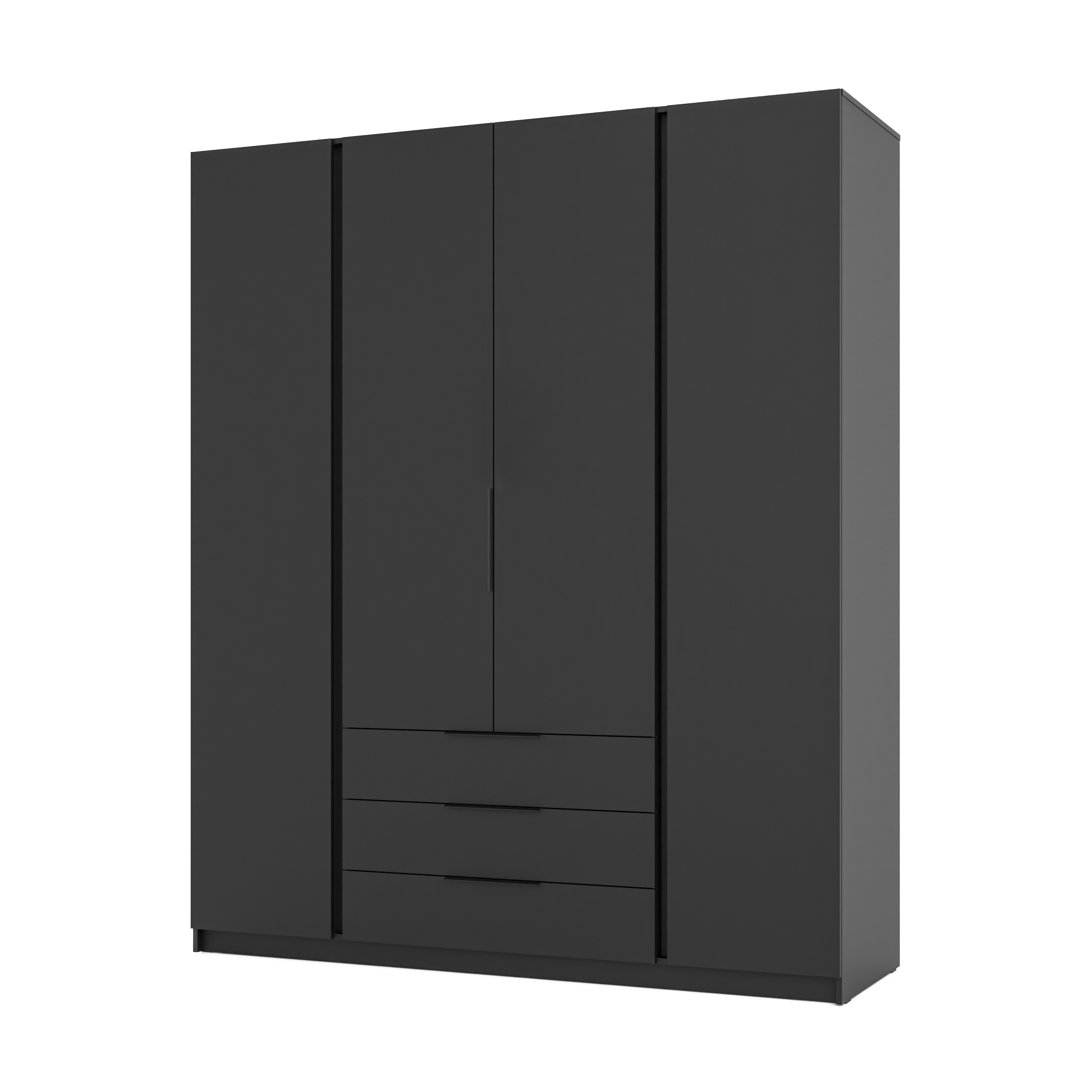 LE KAJA BL/BL 4F 3S Wardrobe