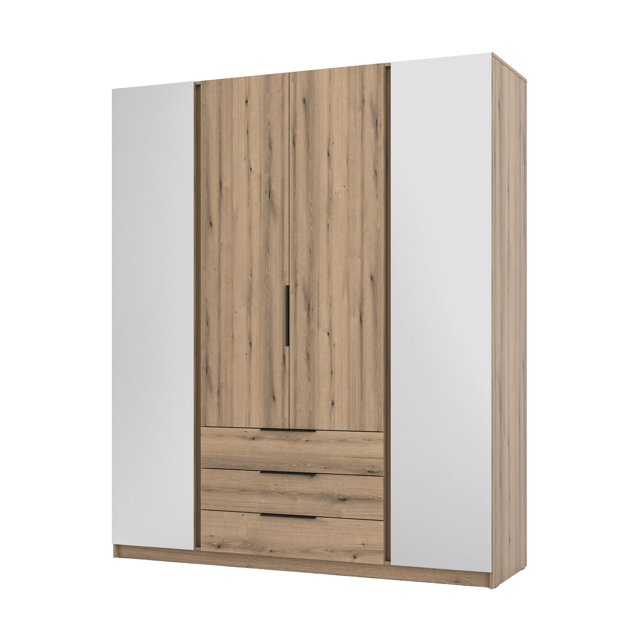 LE KAJA EV/EV 2F 3S Wardrobe with Mirror