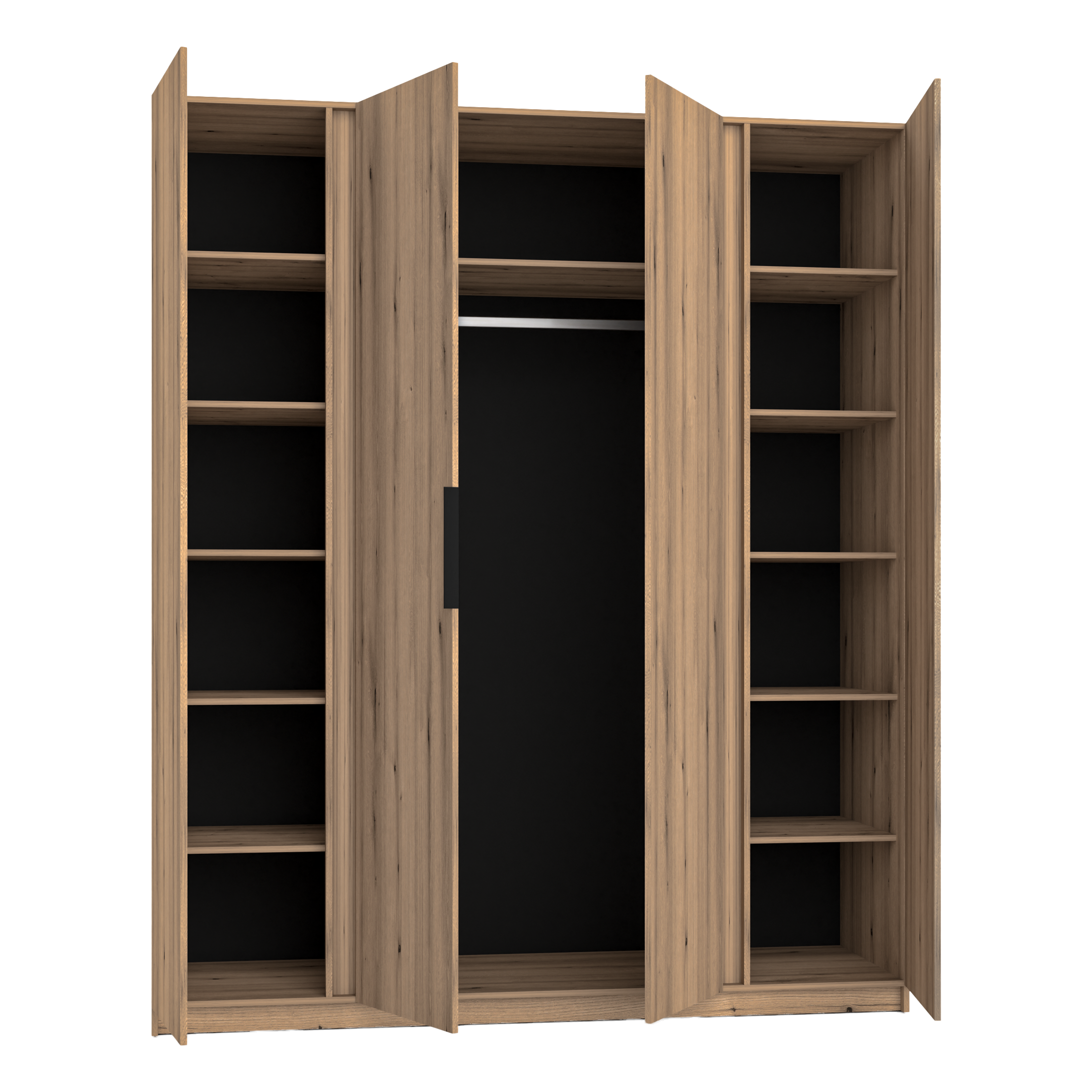 LE KAJA EV/EV-BL 2LAM 2 Wardrobe with Mirror